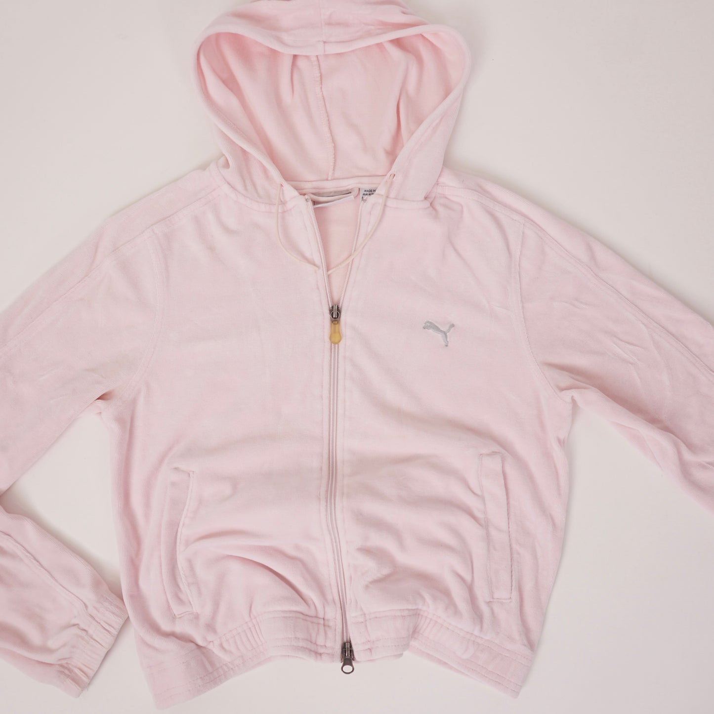 Vintage Puma Velour Double Zip - S