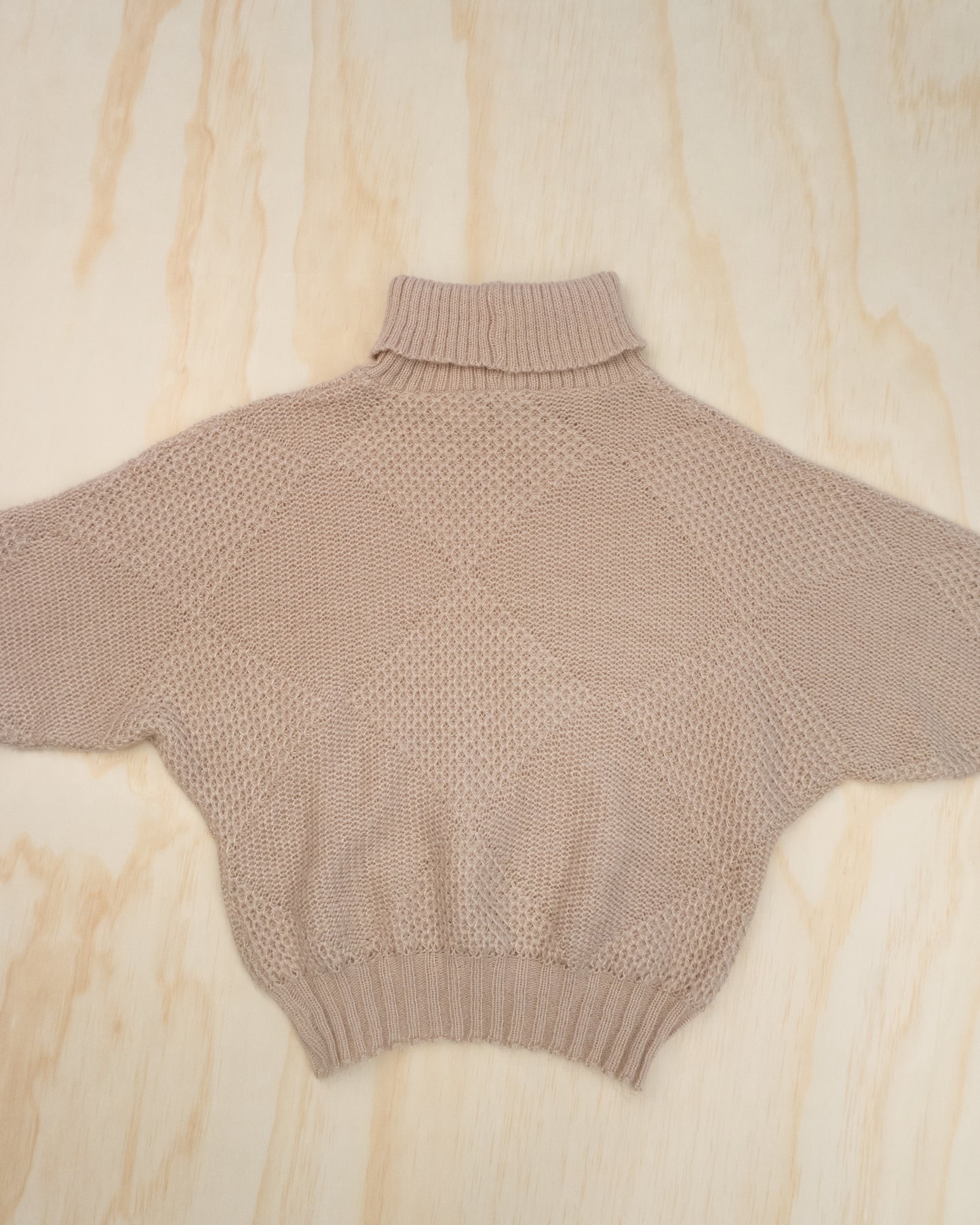 Vintage Quarter Sleeve Turtleneck - S