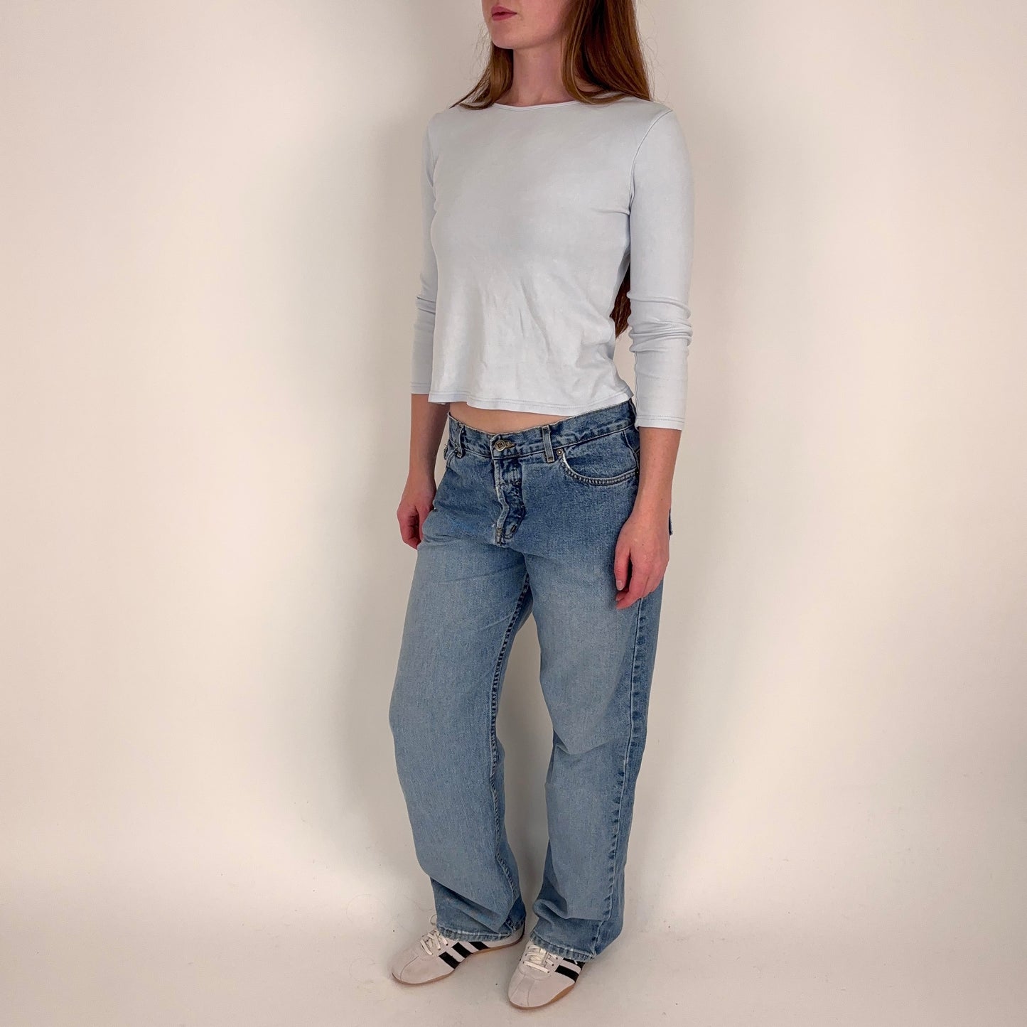 Ralph Lauren Baby Blue Top - S/M