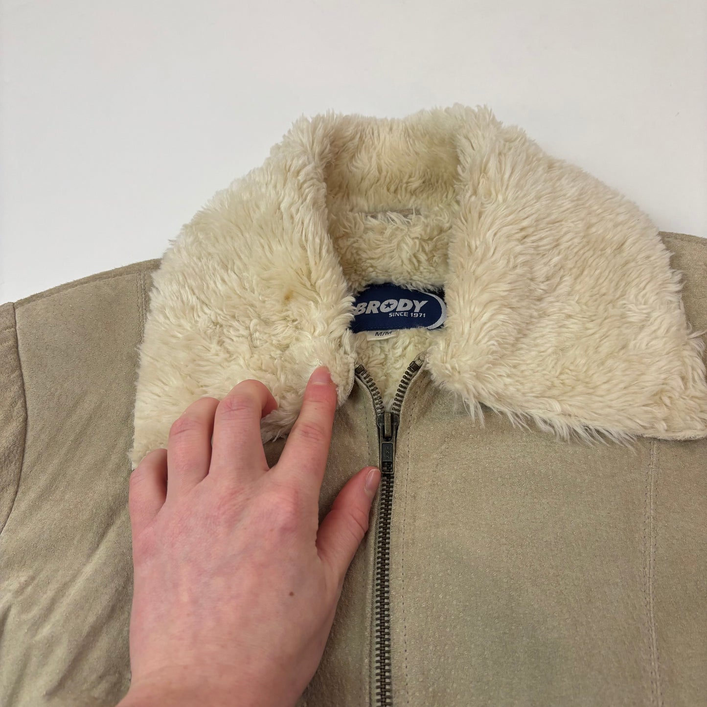 Vintage Brody Suede Leather Jacket - M