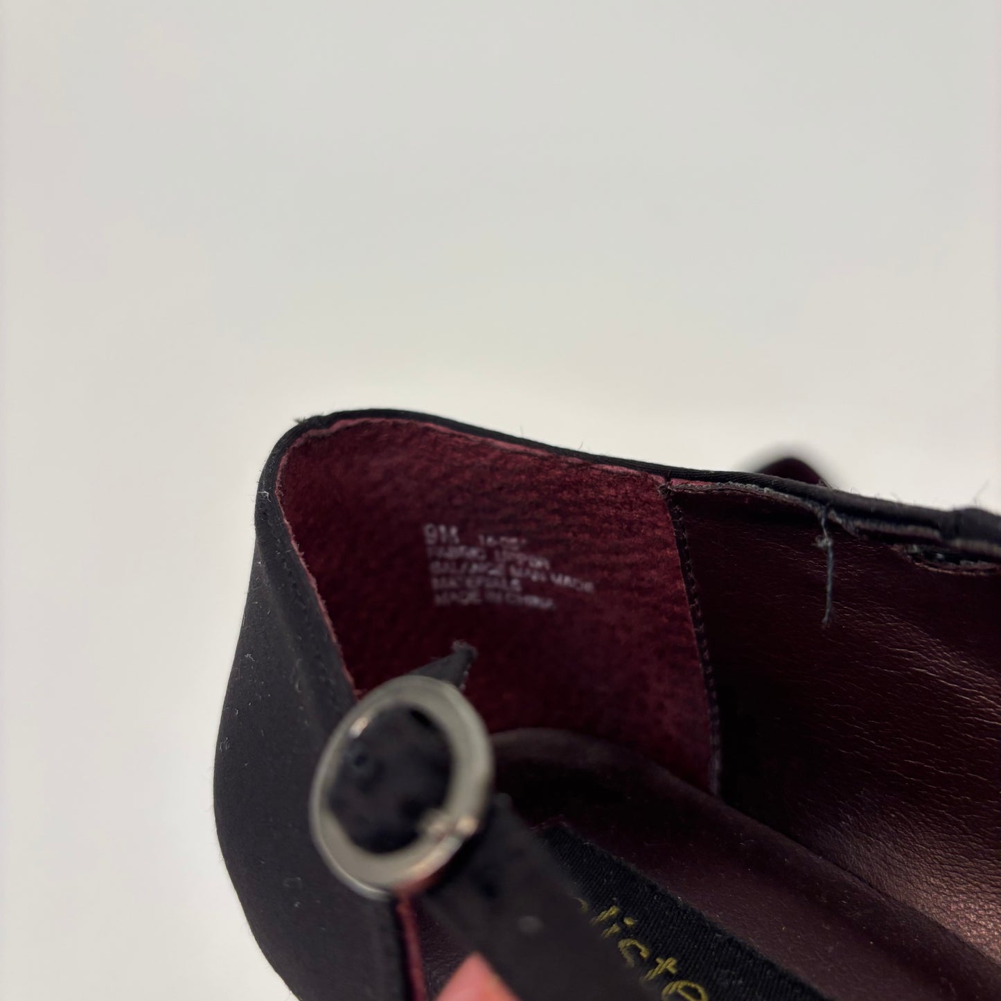 Unlisted Black Satin Heels - 9