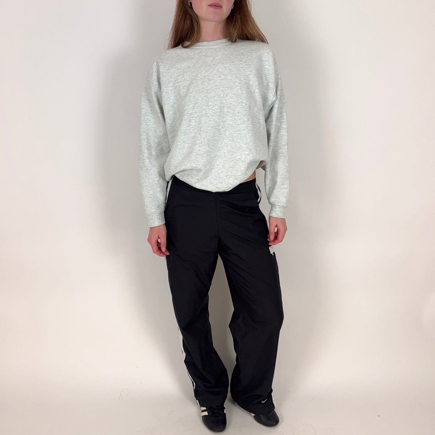 Vintage Blank Crew - L