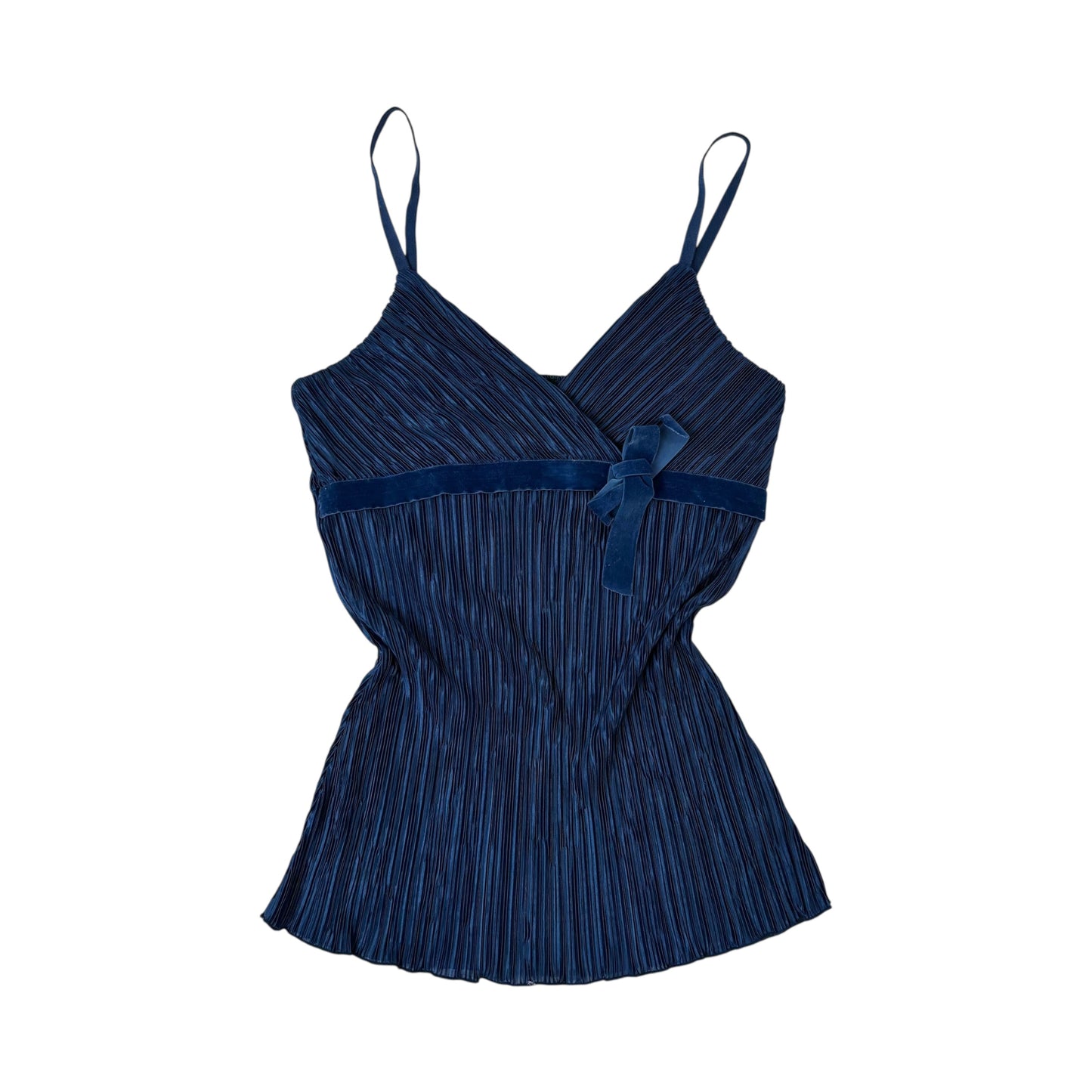 2000s Blue Bow Top - M