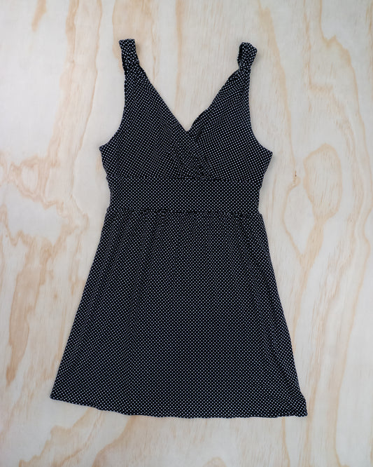 Vintage Polka Dot Mini Dress - XS