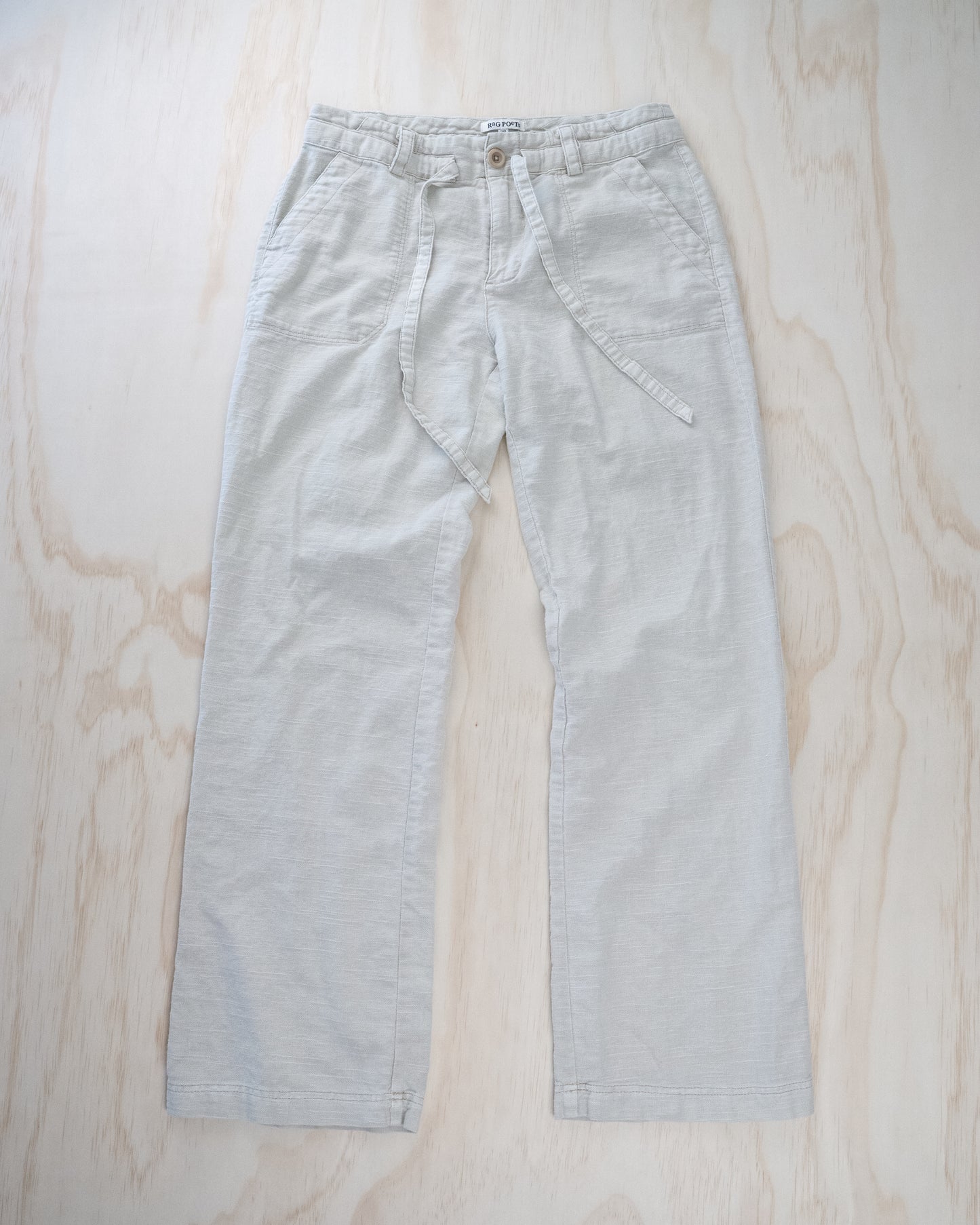 90s Cotton/Linen Pants - 27/28