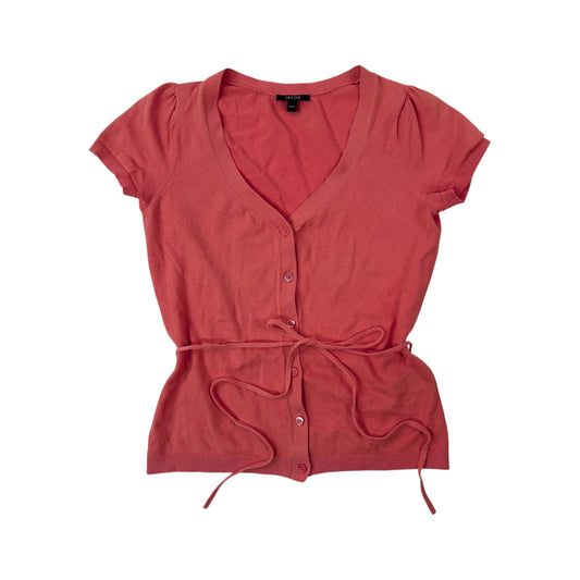 90s Coral Pink Cardigan - S/M