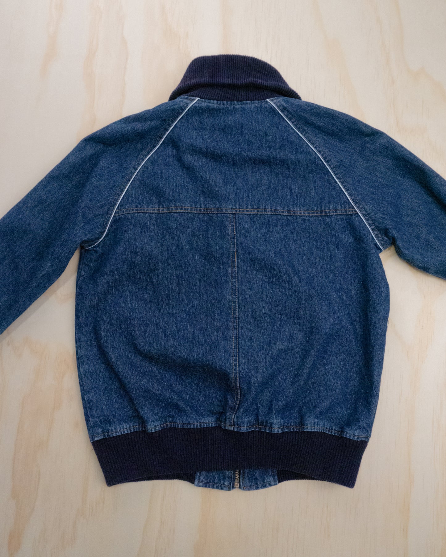 2000s Denim Zip Jacket - S/M