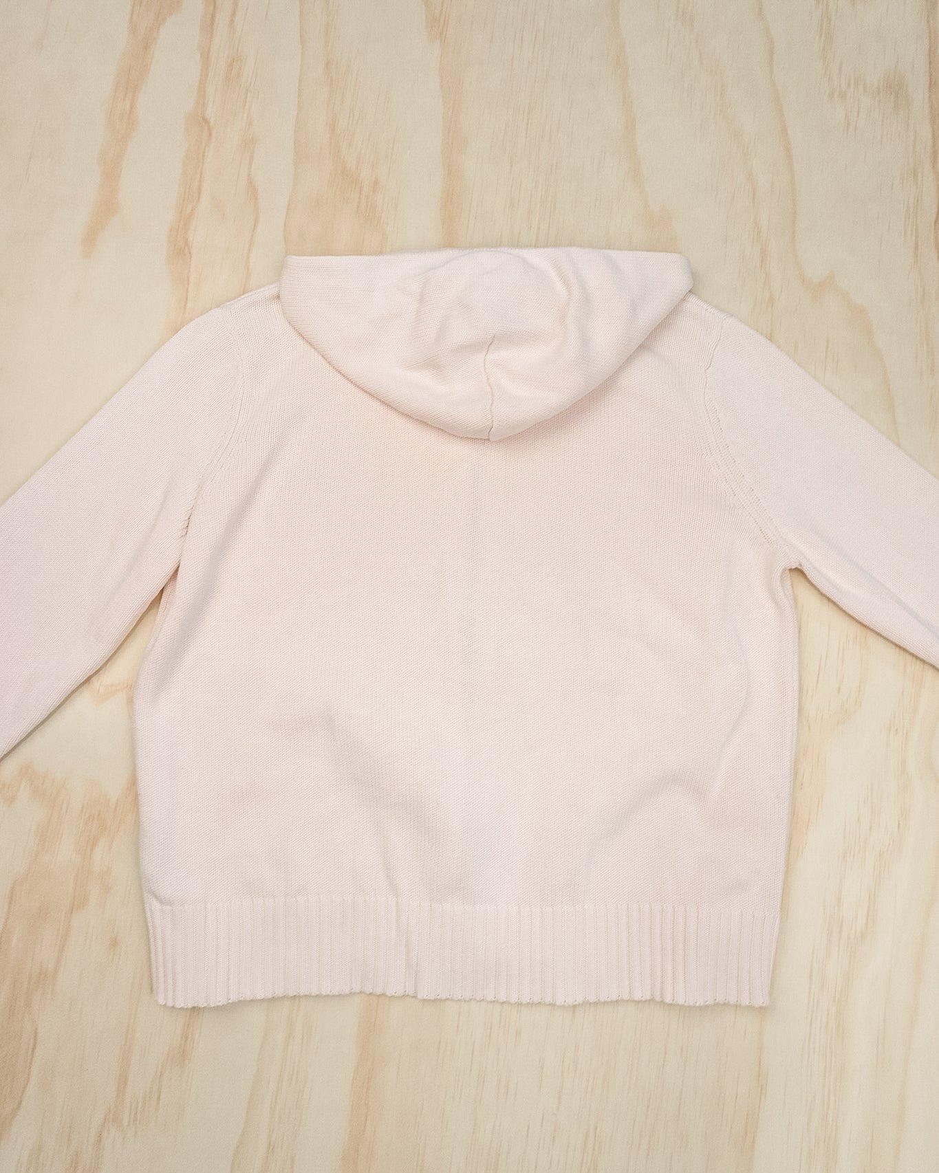 Vintage Baby Pink Knit Zip - S/M