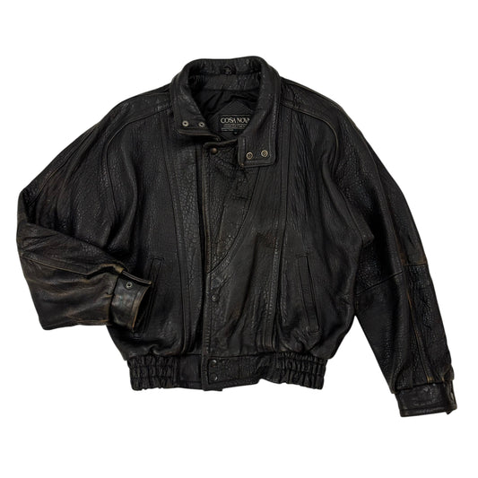 Vintage Pebble Leather Jacket - S/L