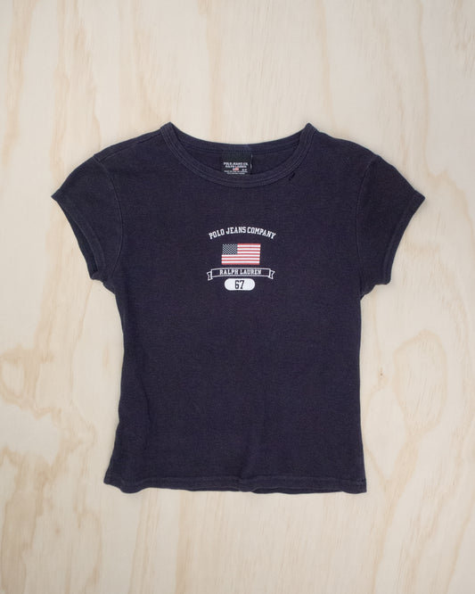 90s Polo Jeans Baby Tee - S