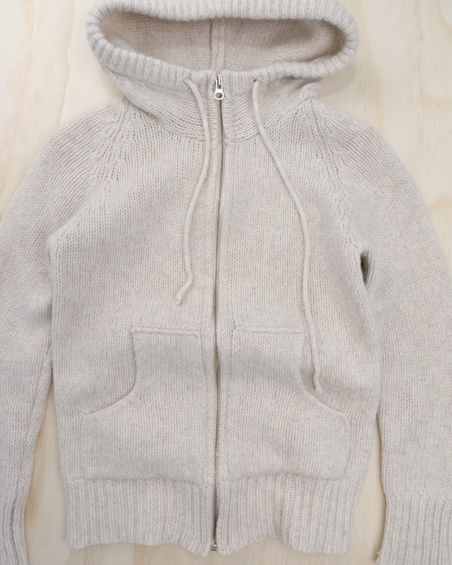 Lambs Wool Cream Sweater - XS/S