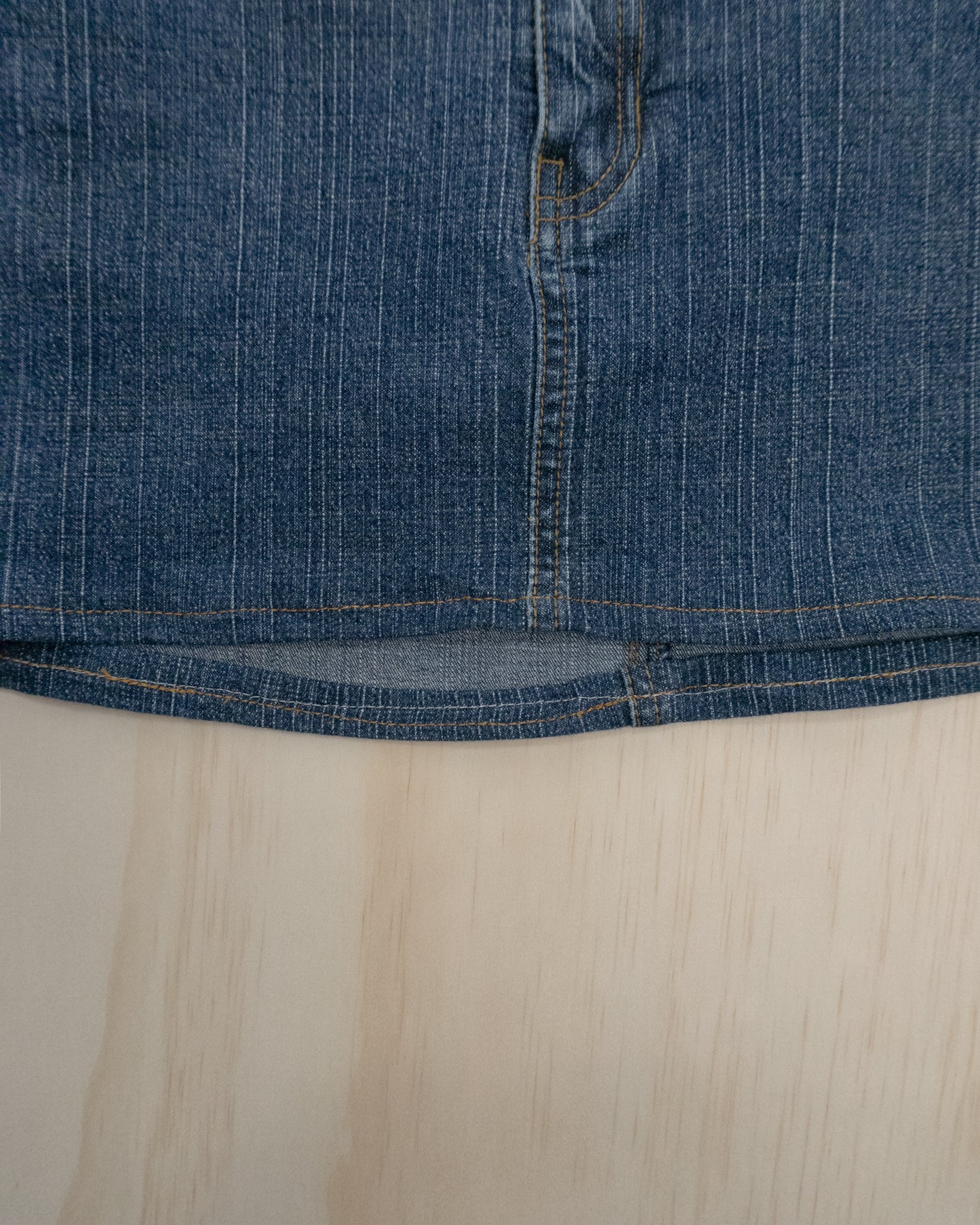 2000s Denim Mini Skirt - 26/27