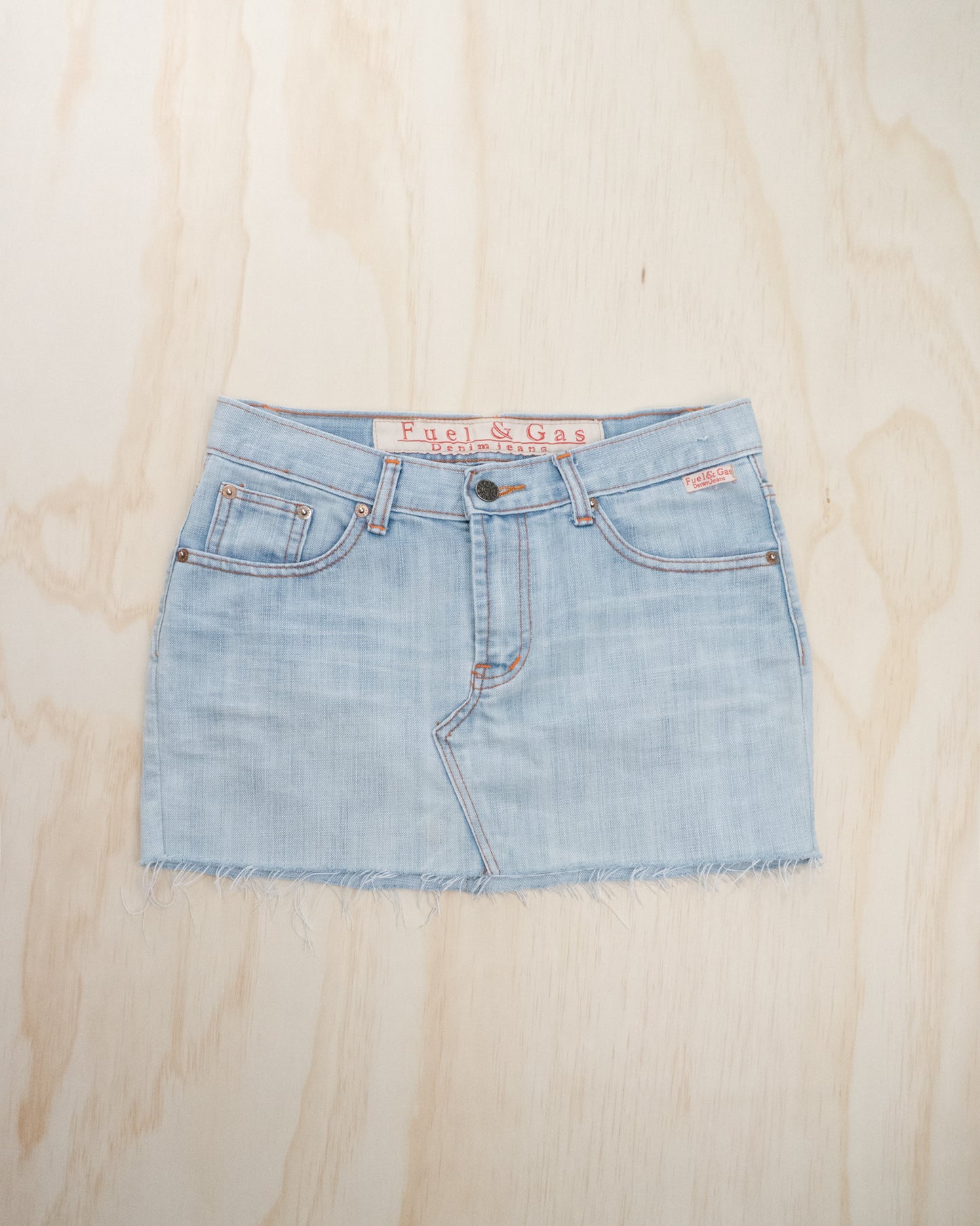 Vintage Fuel & Gas Denim Skirt - 27/28