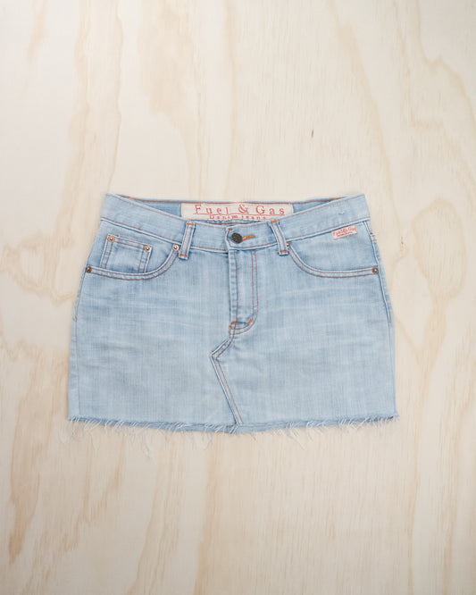 Vintage Fuel & Gas Denim Skirt - 27/28