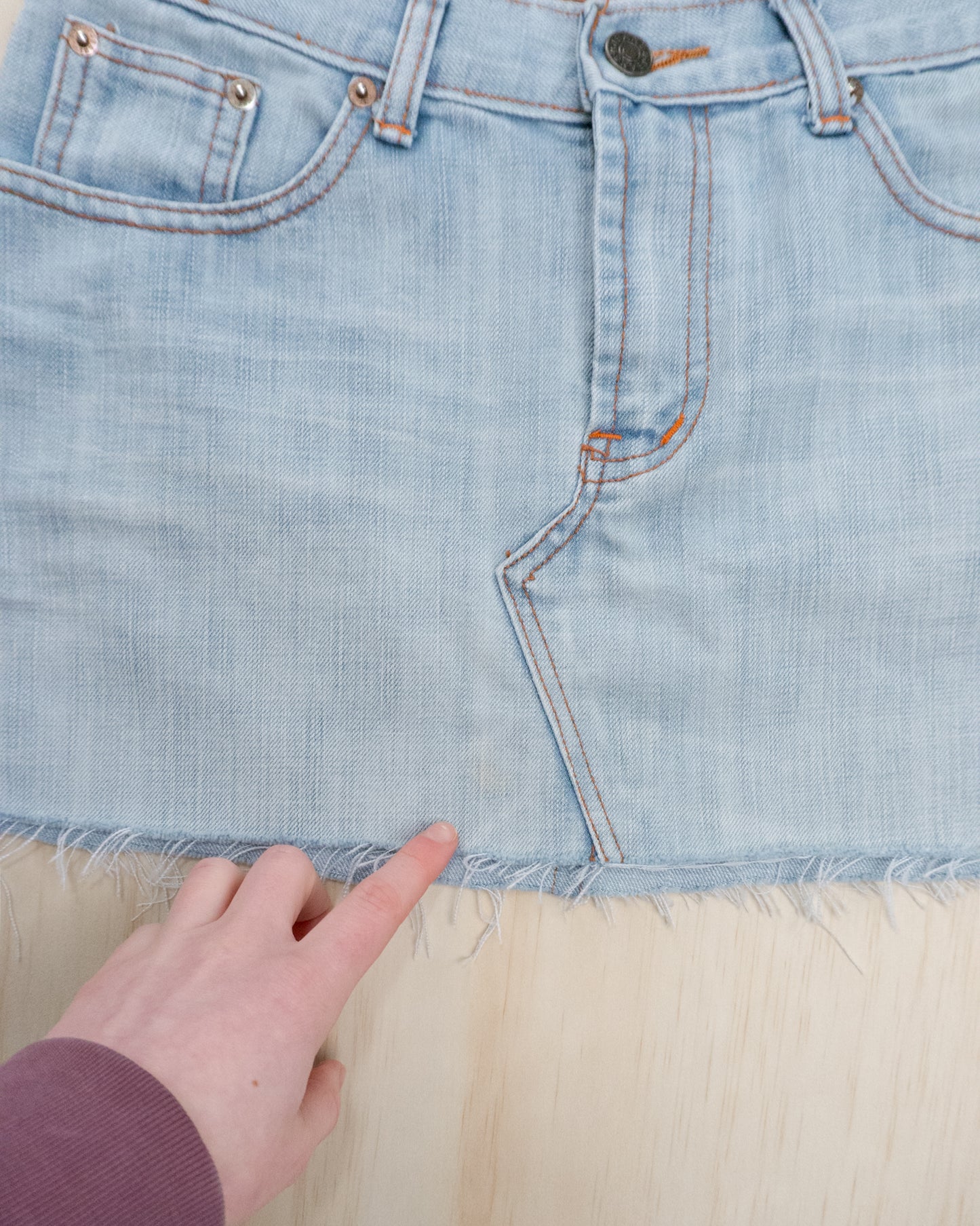Vintage Fuel & Gas Denim Skirt - 27/28