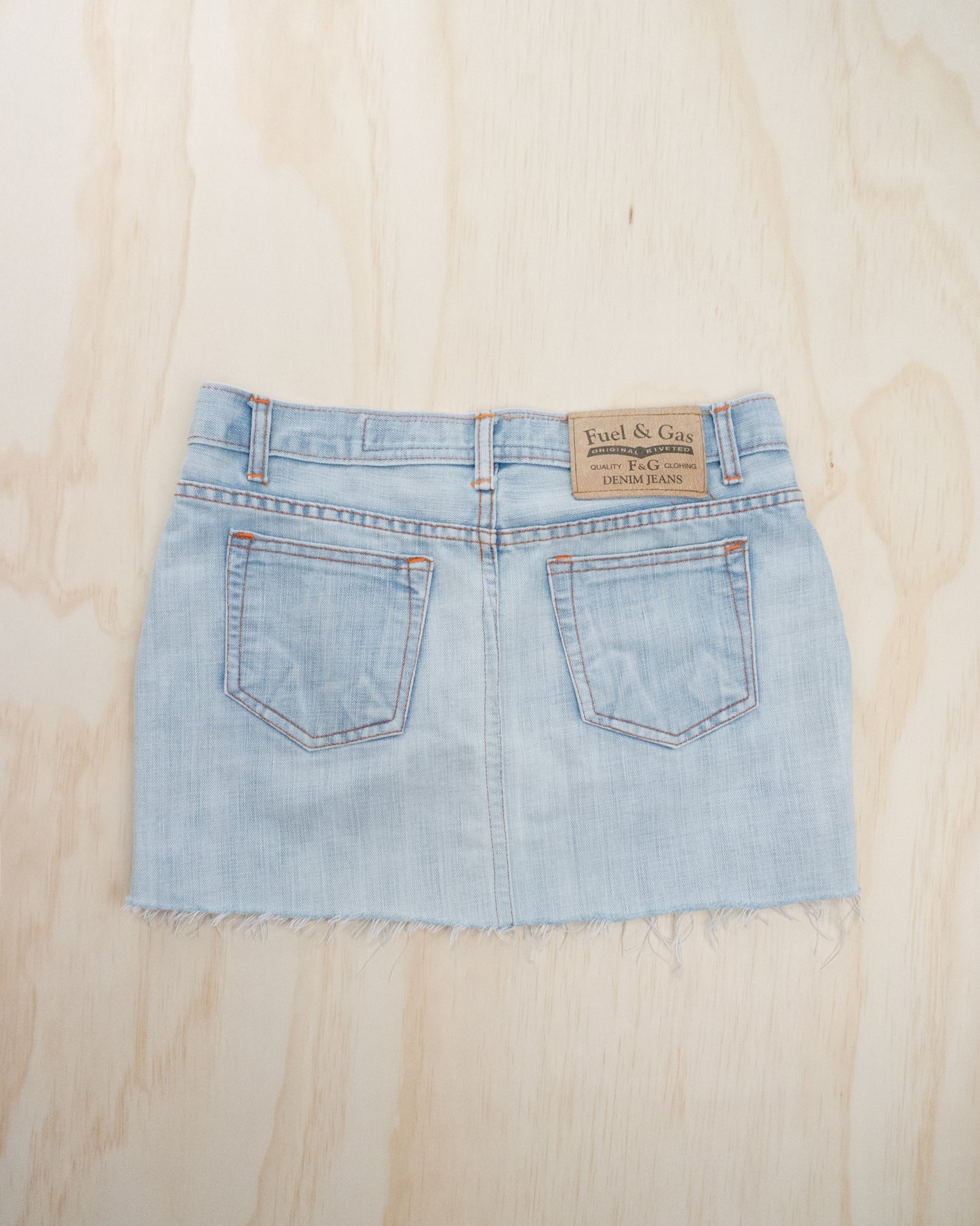 Vintage Fuel & Gas Denim Skirt - 27/28