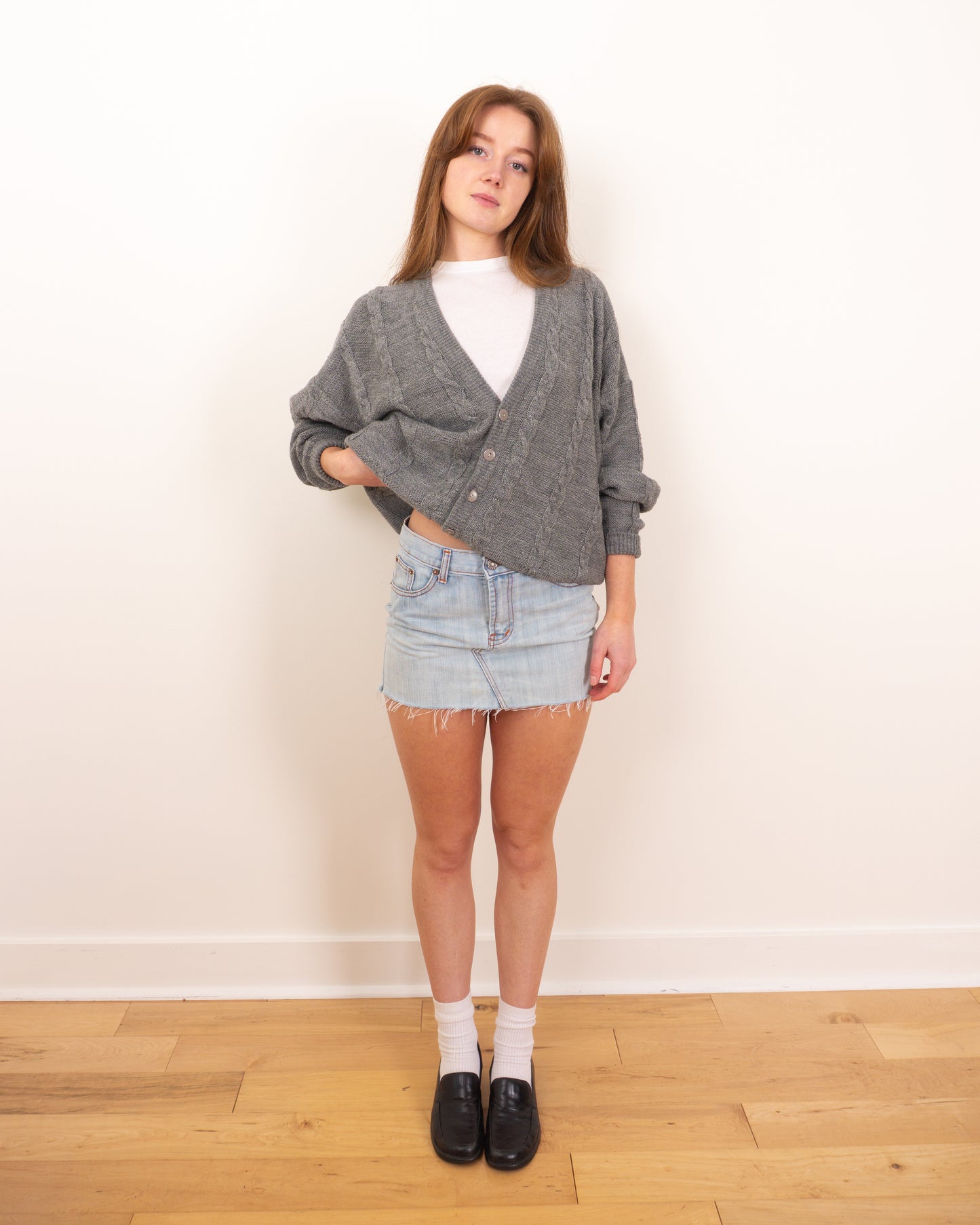 Vintage Grey Cardigan - M/L