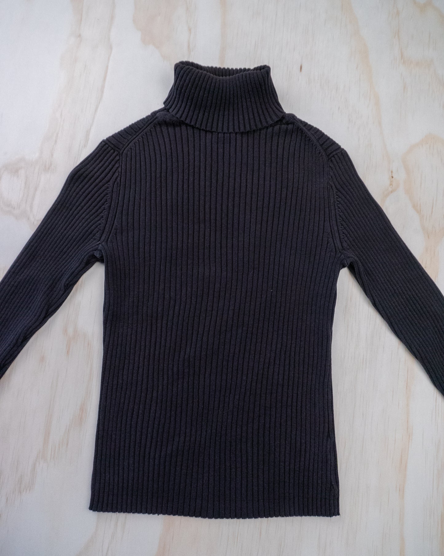 90s Thick Rib Turtleneck - S/M