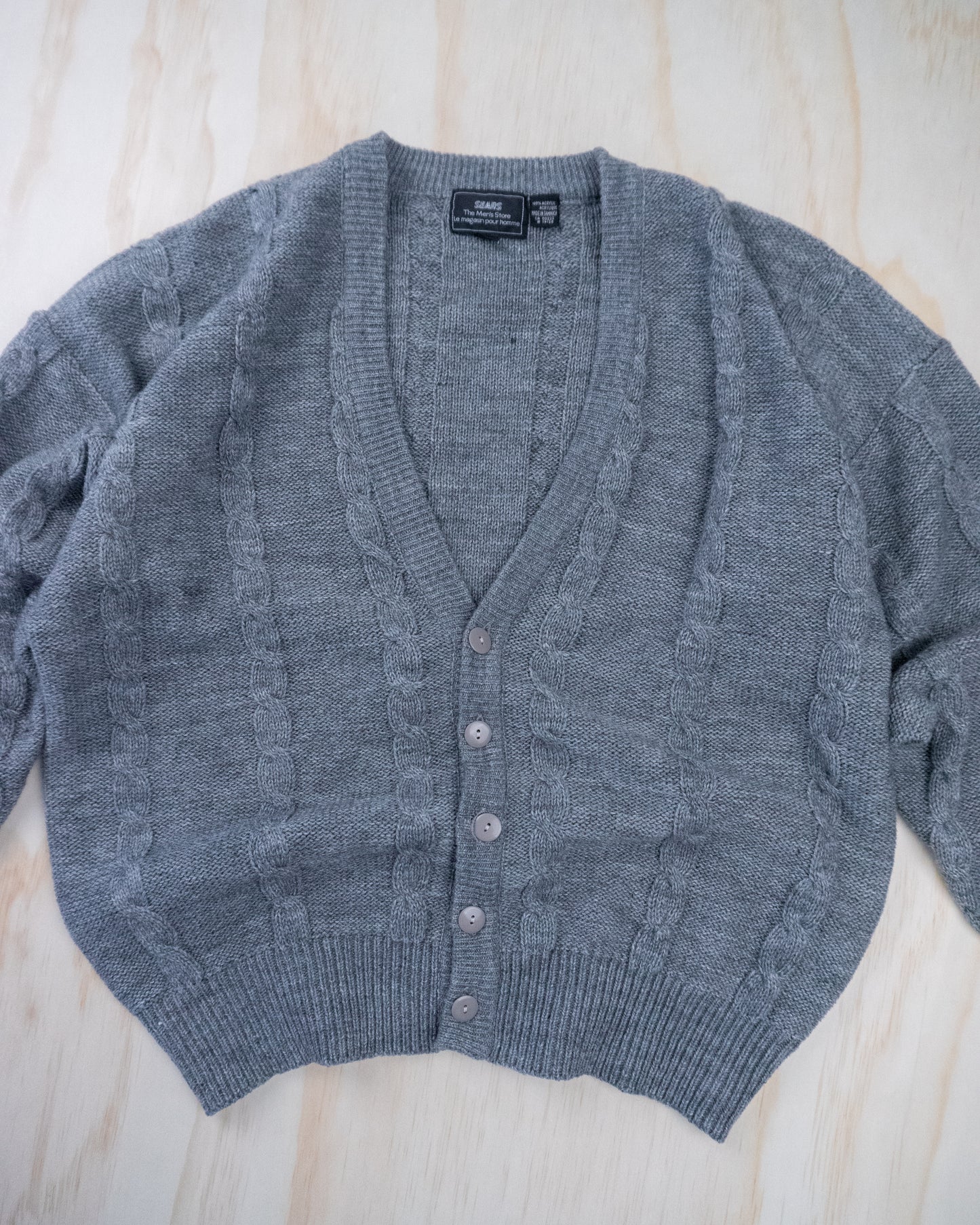 Vintage Grey Cardigan - M/L