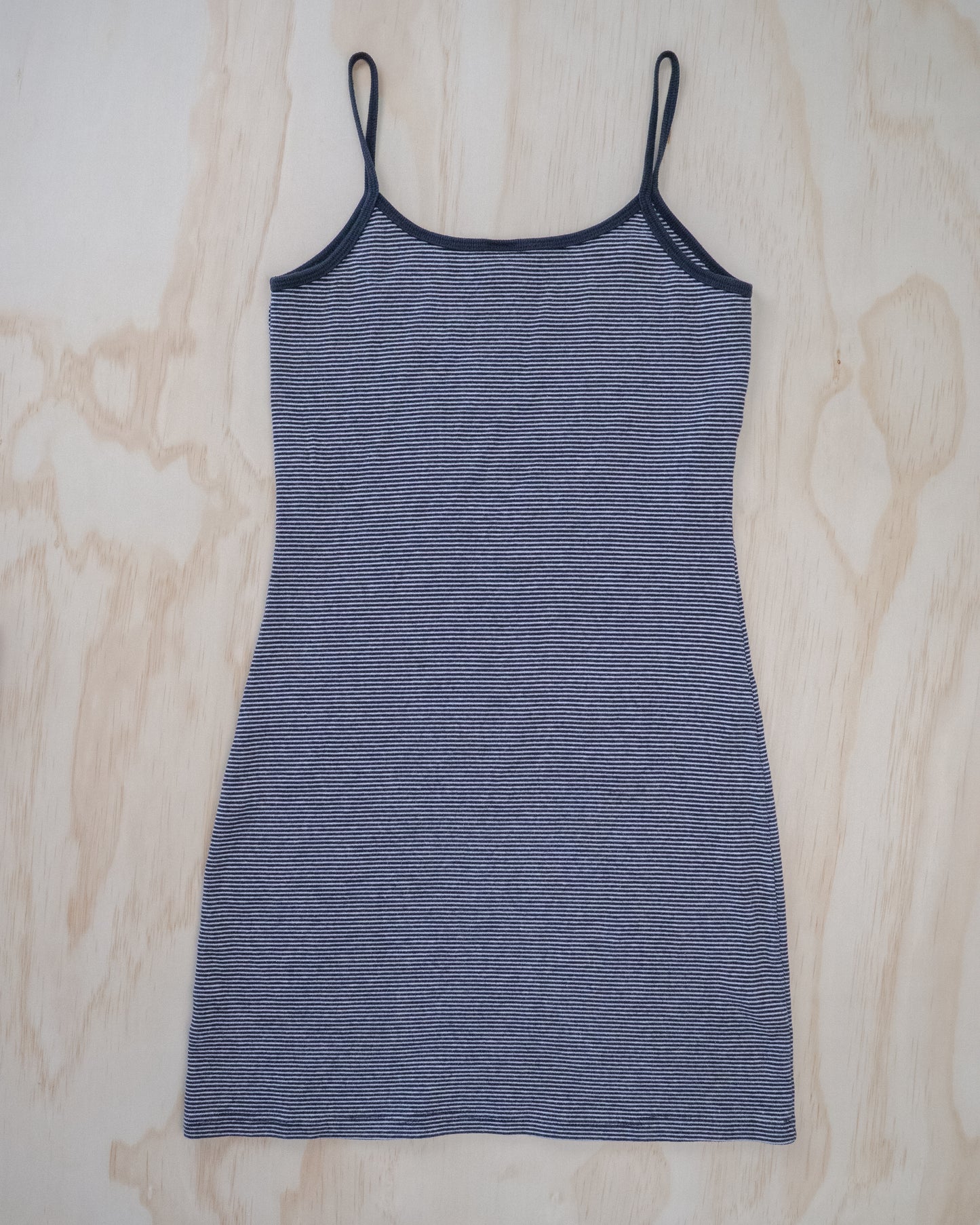 Vintage Stripe Cotton Knit Dress - S