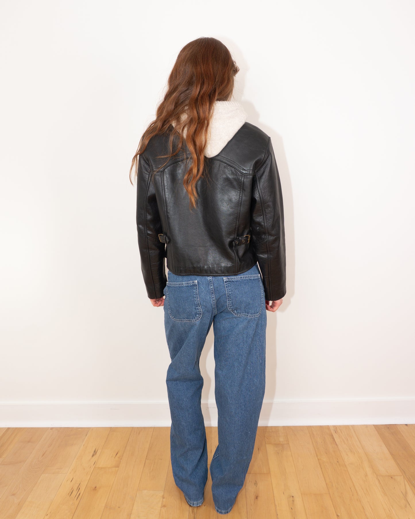90s Baggy Contrast Stitch Jeans - 28