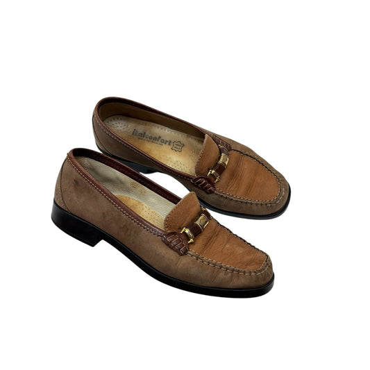 Vintage Brown Leather Loafers - 6.5