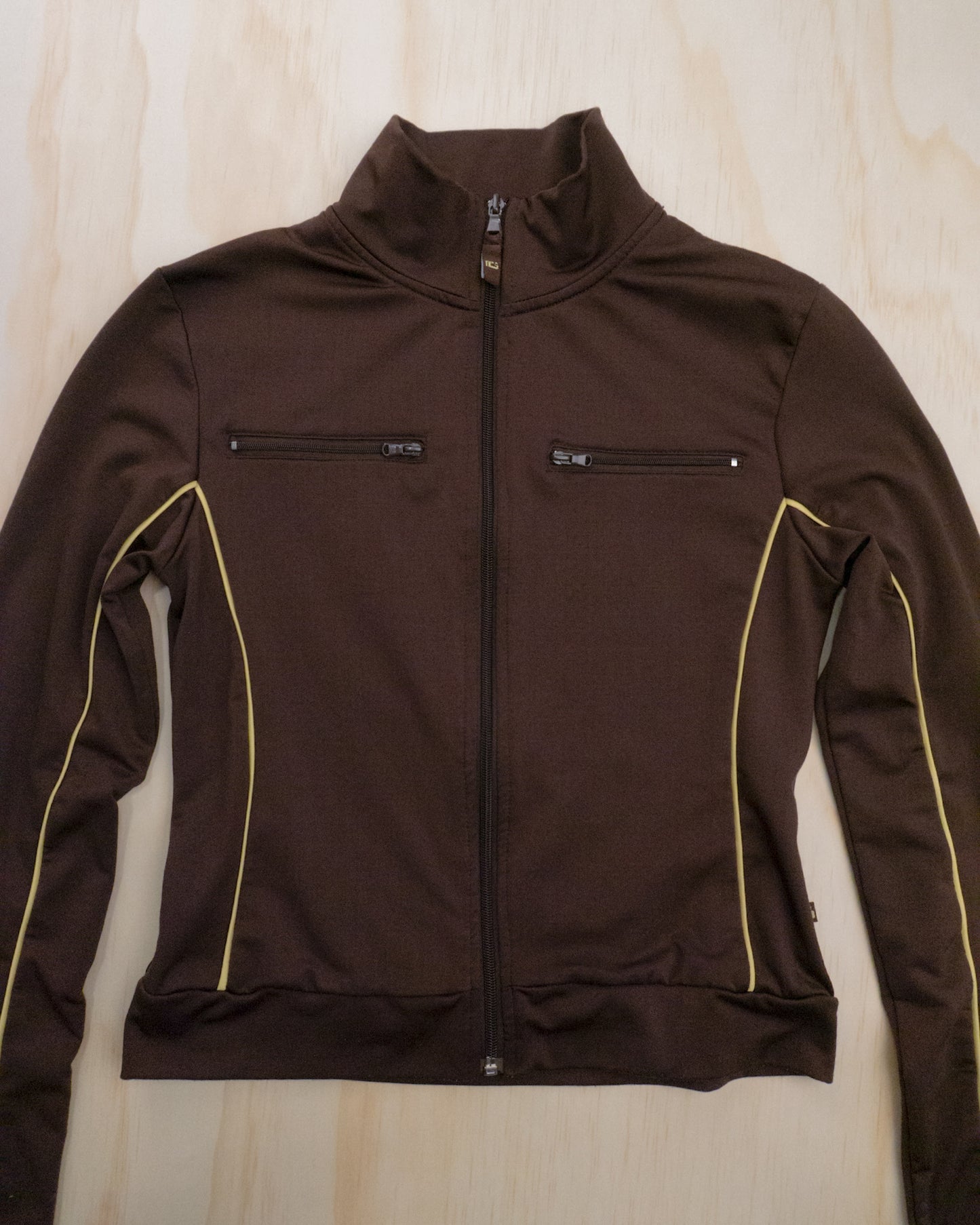 2000s Brown Zip Up - S/M