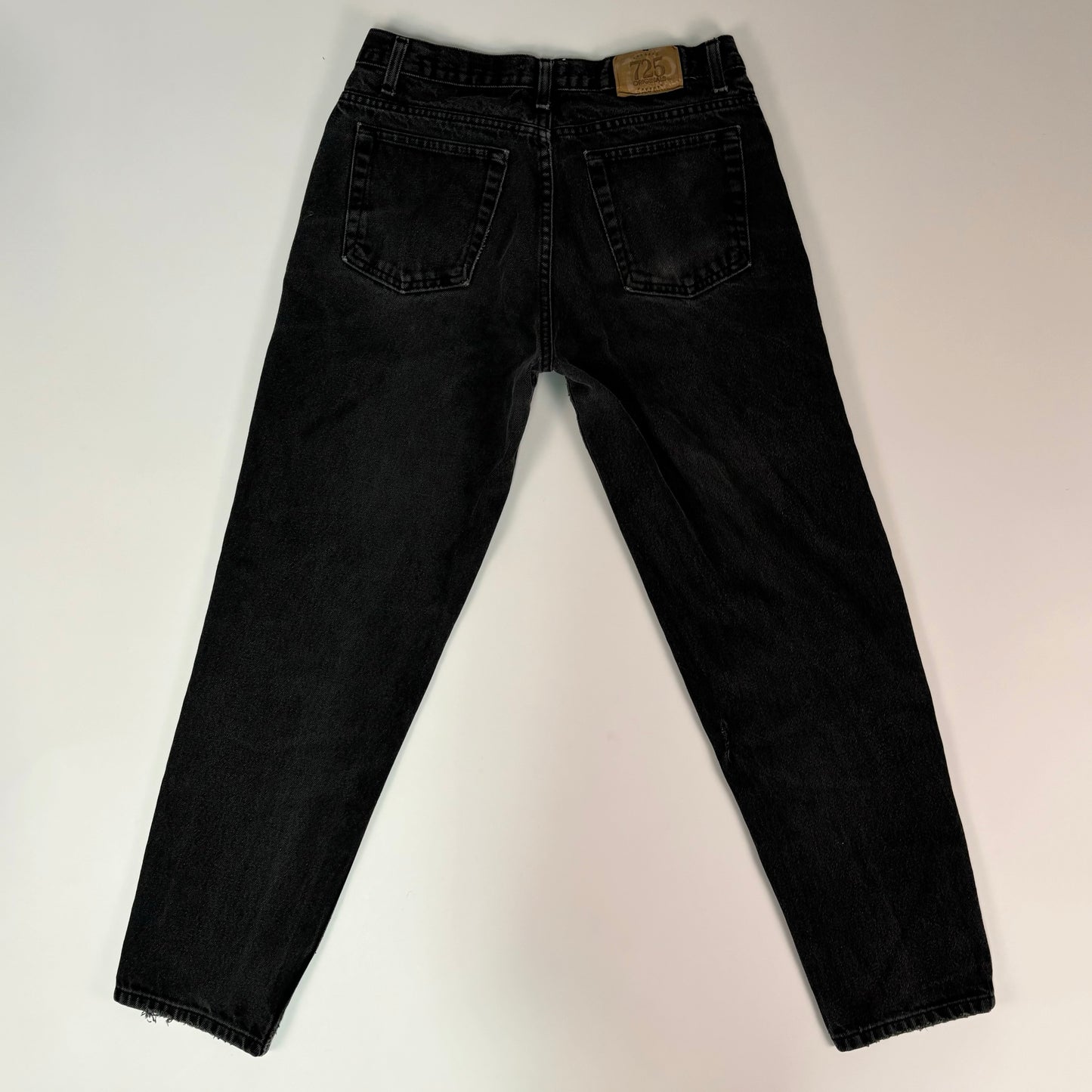 Vintage Baggy Black Jeans - 34