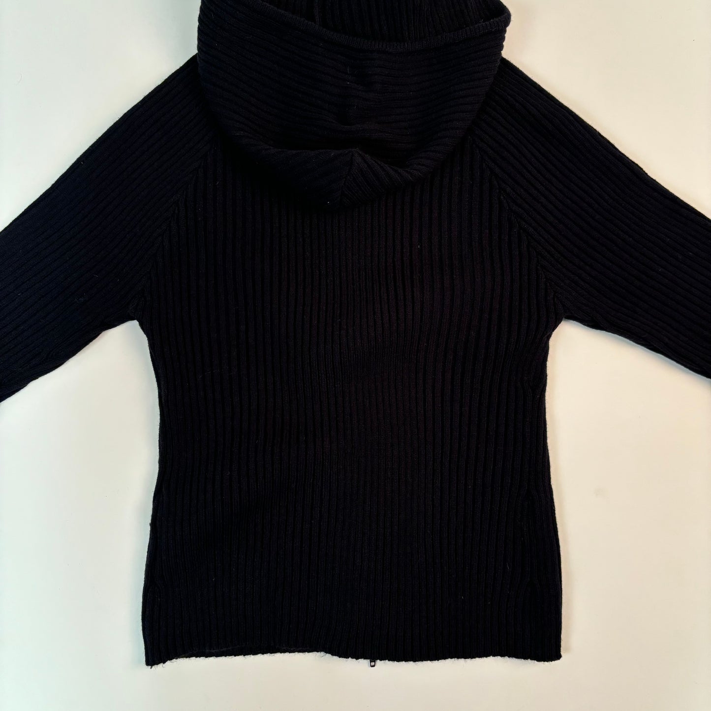 Vintage Double Zip Knit Sweater - S/M/L