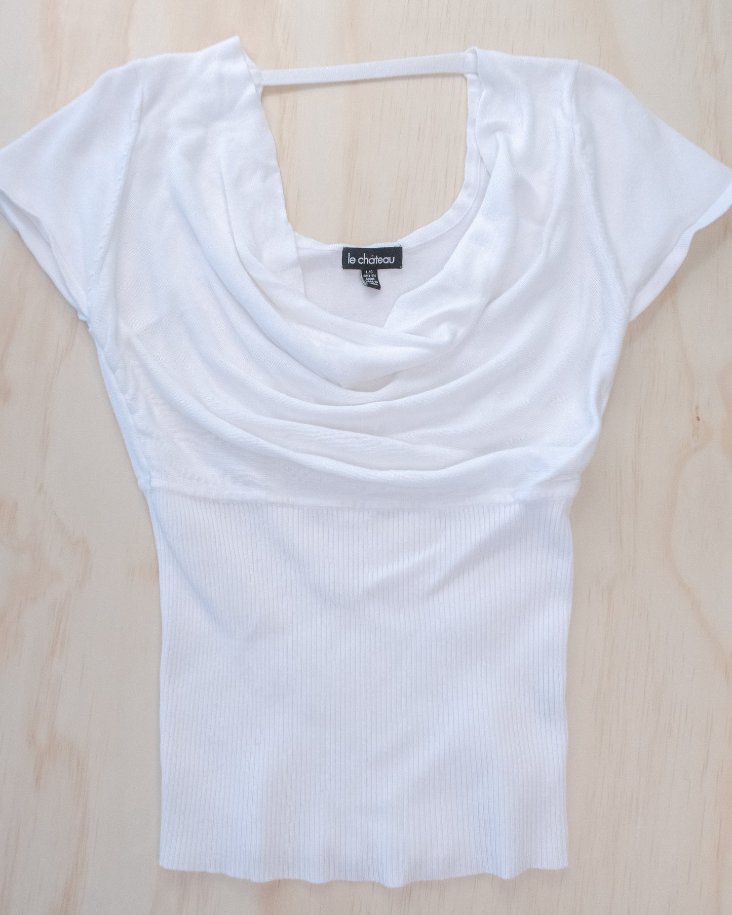 2000s Cowl Neck Knit - M/L