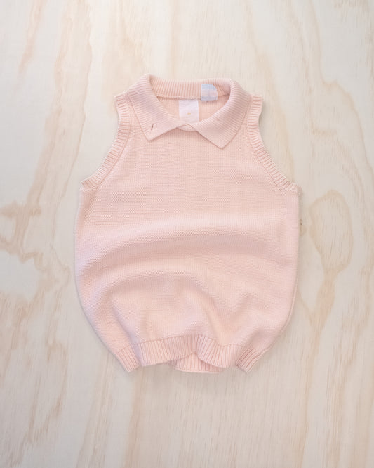 Vintage Peach Knit Top - S