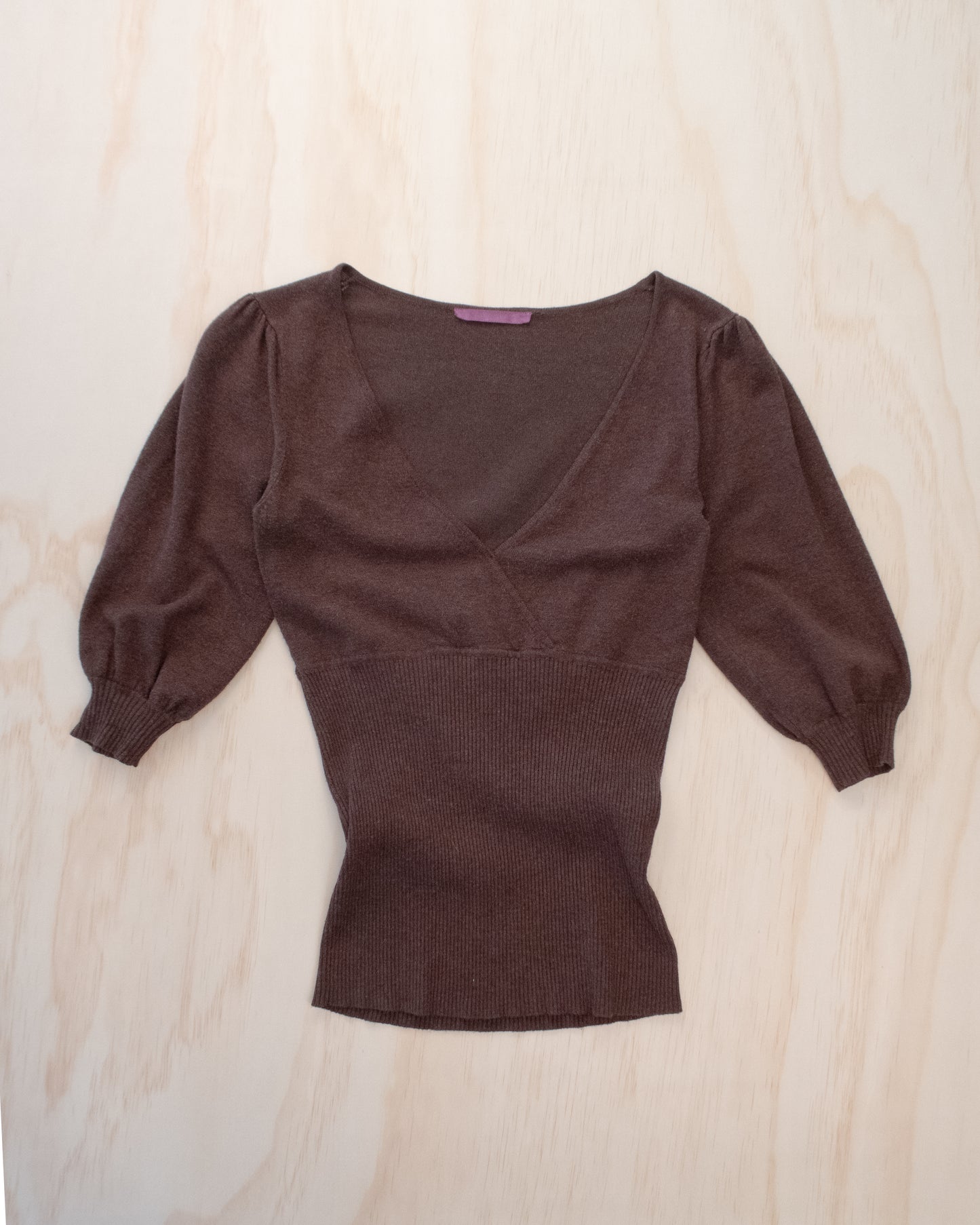 90s Brown Knit - S/M