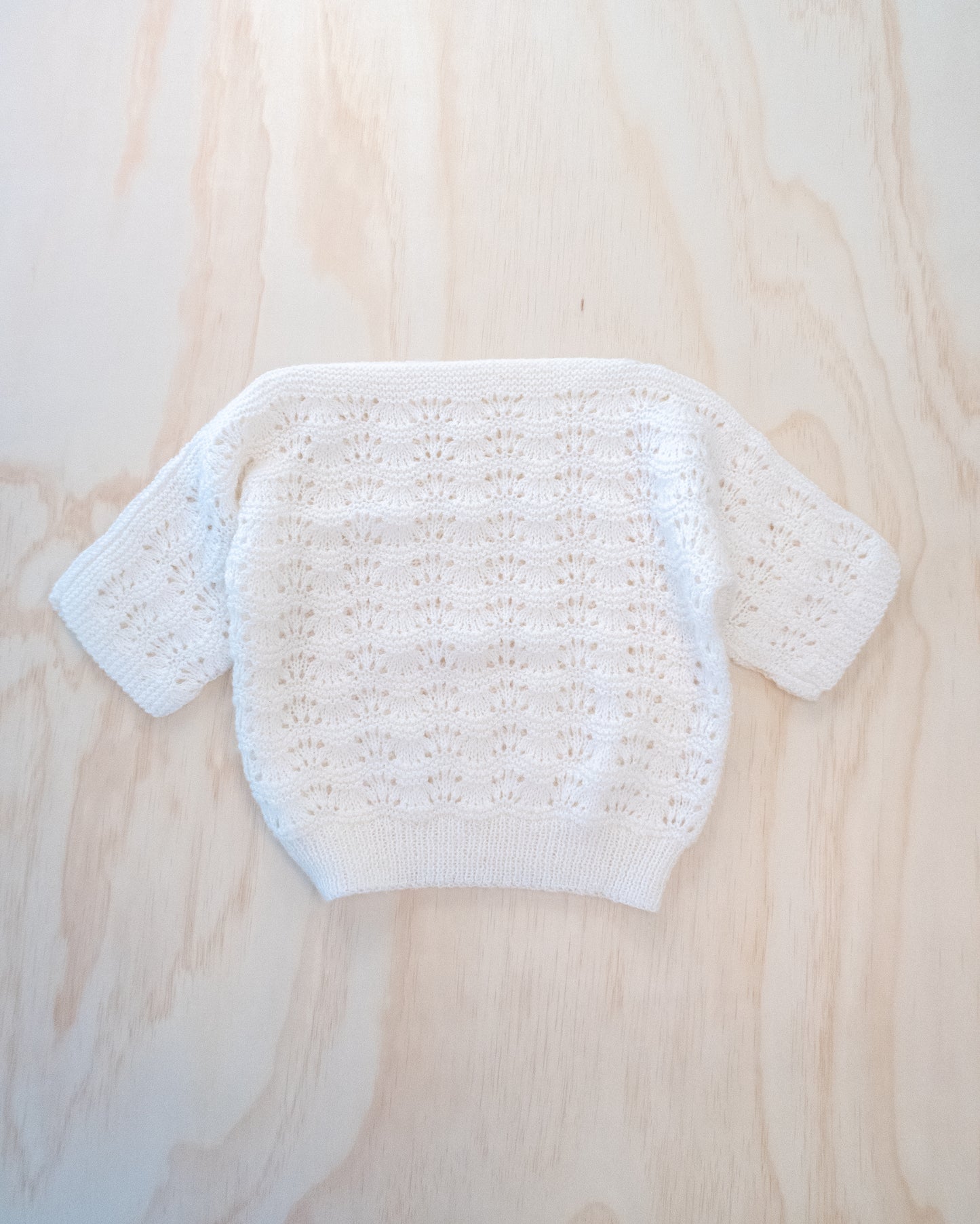 Knit Cream Top - S