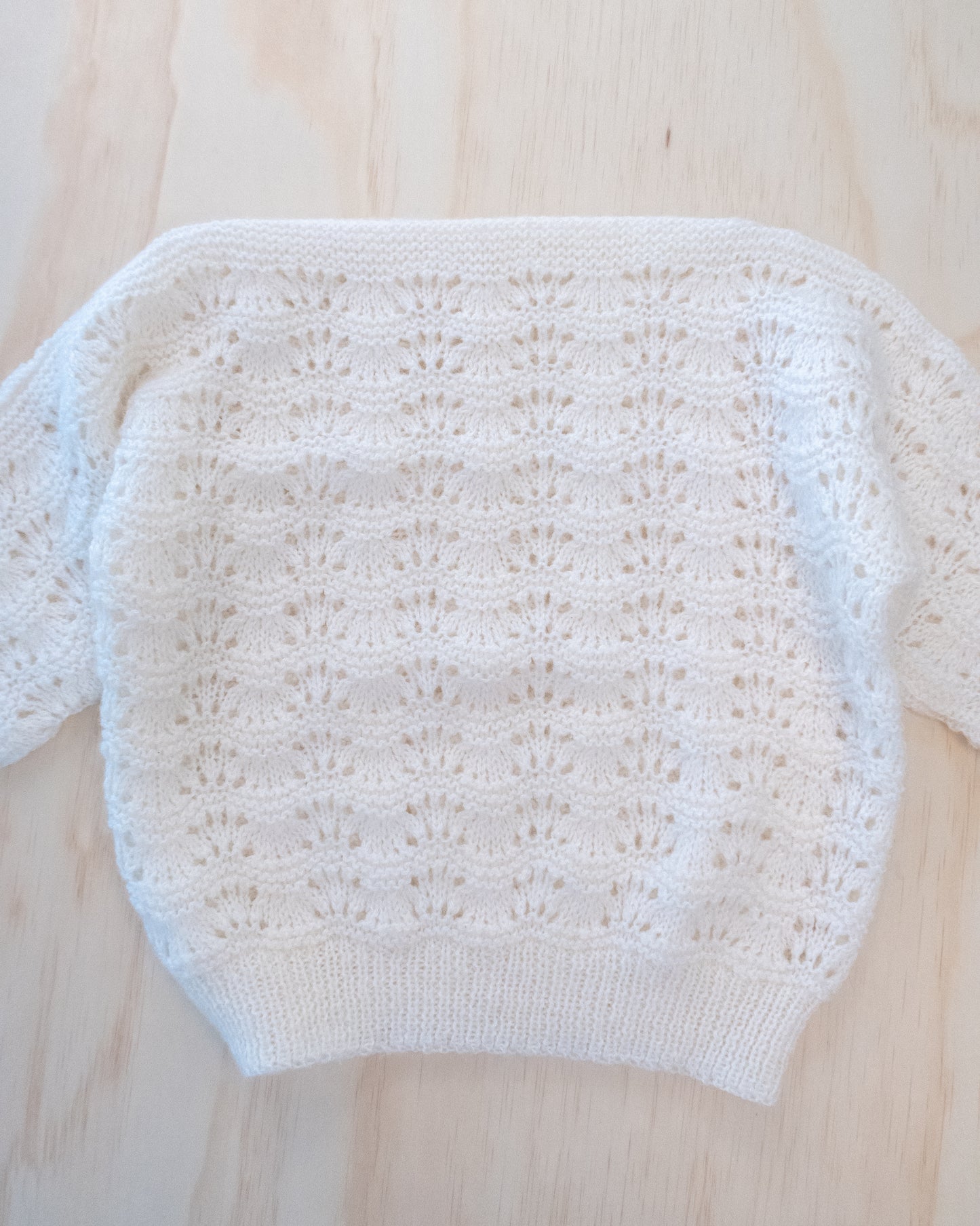 Knit Cream Top - S