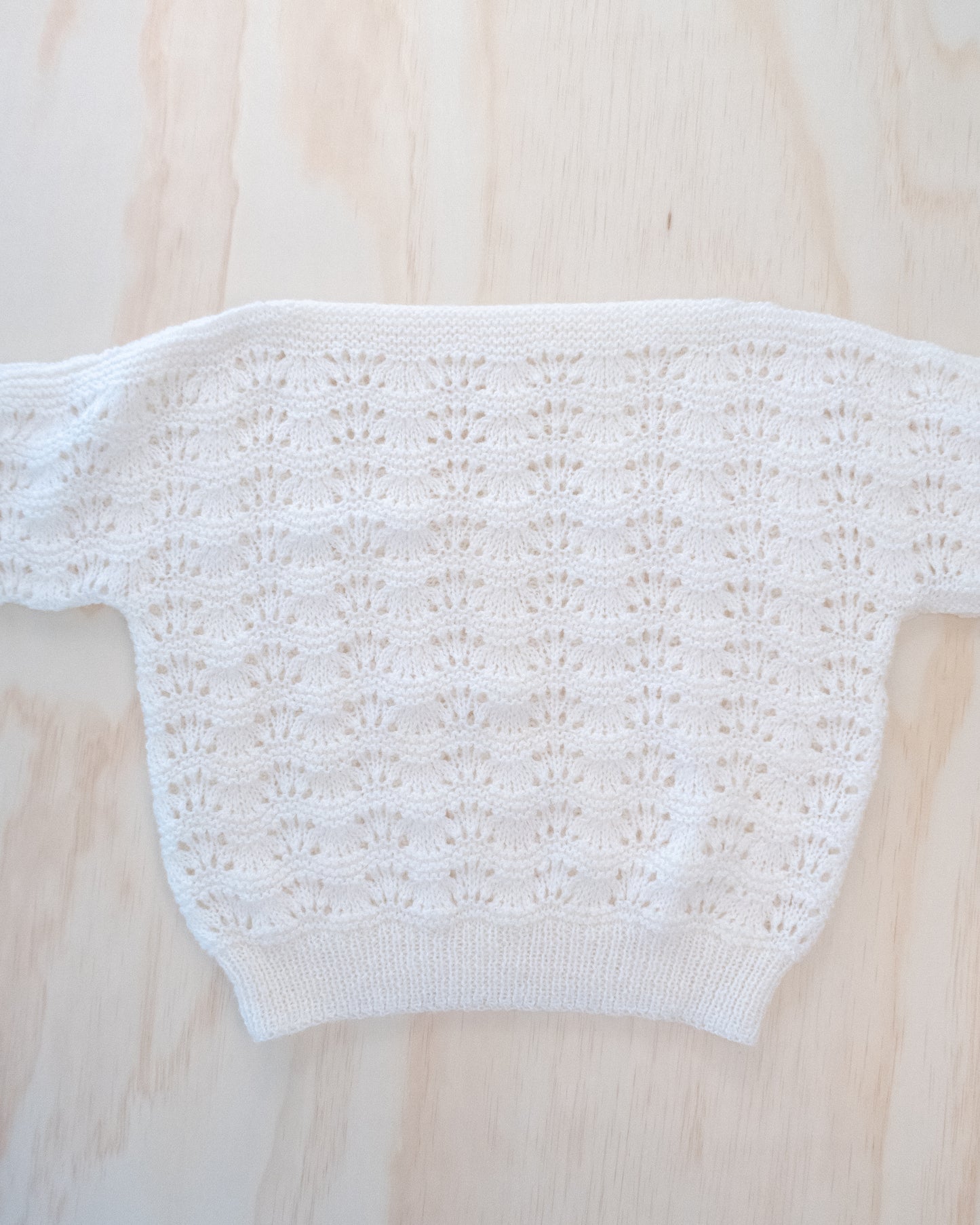 Knit Cream Top - S