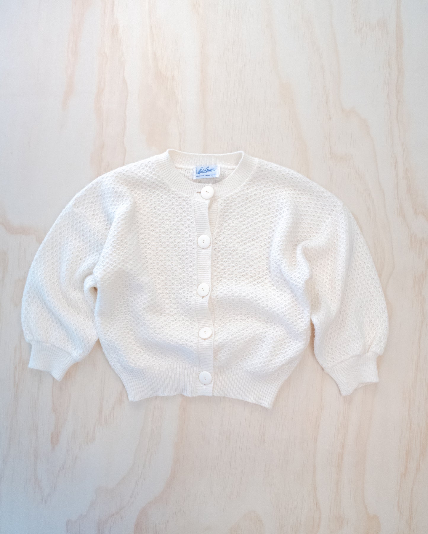 Vintage Cream Cardigan - S