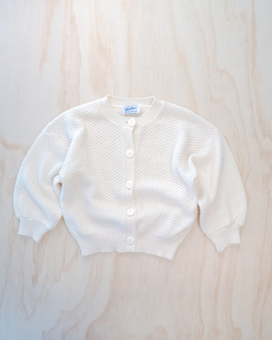 Vintage Cream Cardigan - S