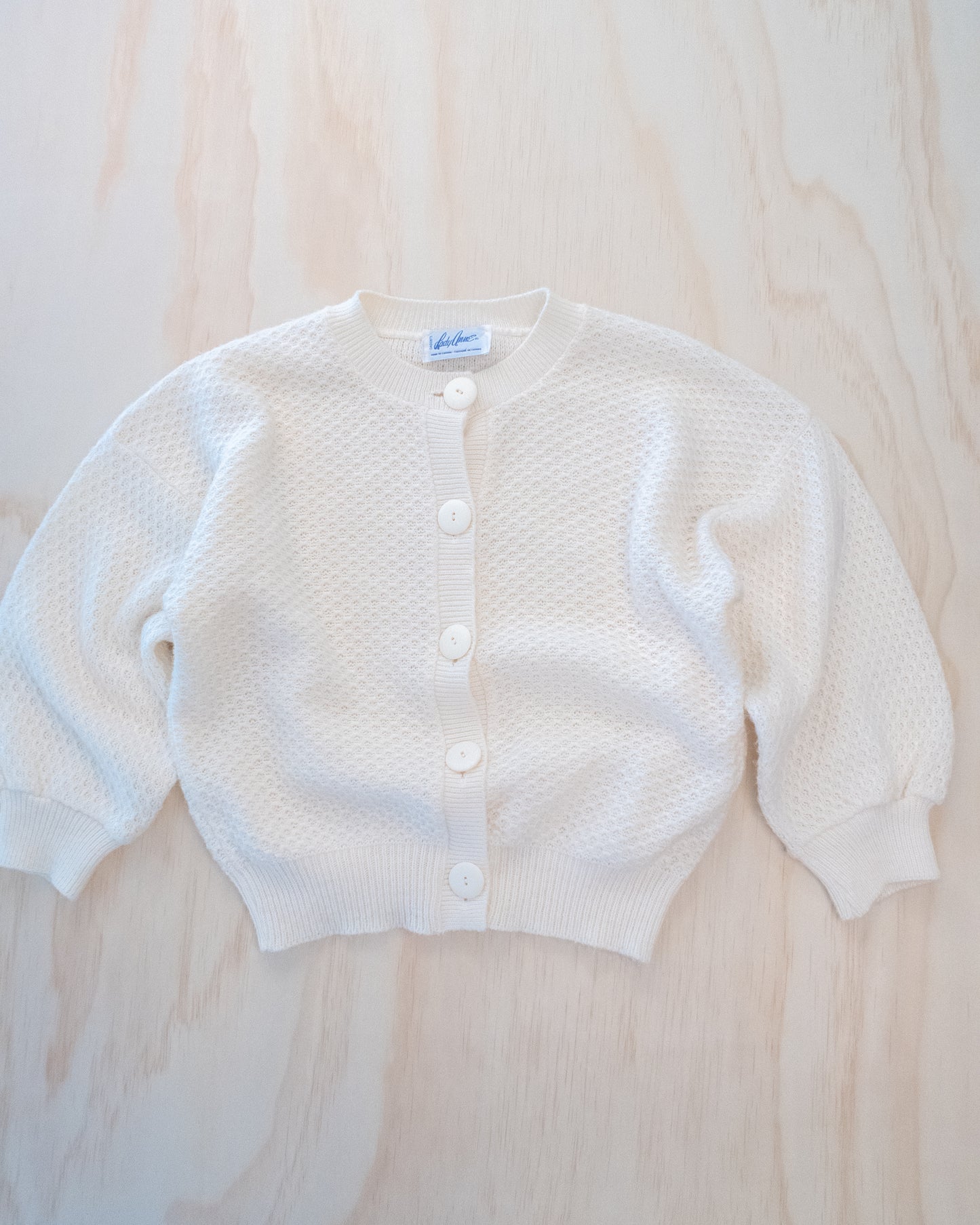 Vintage Cream Cardigan - S