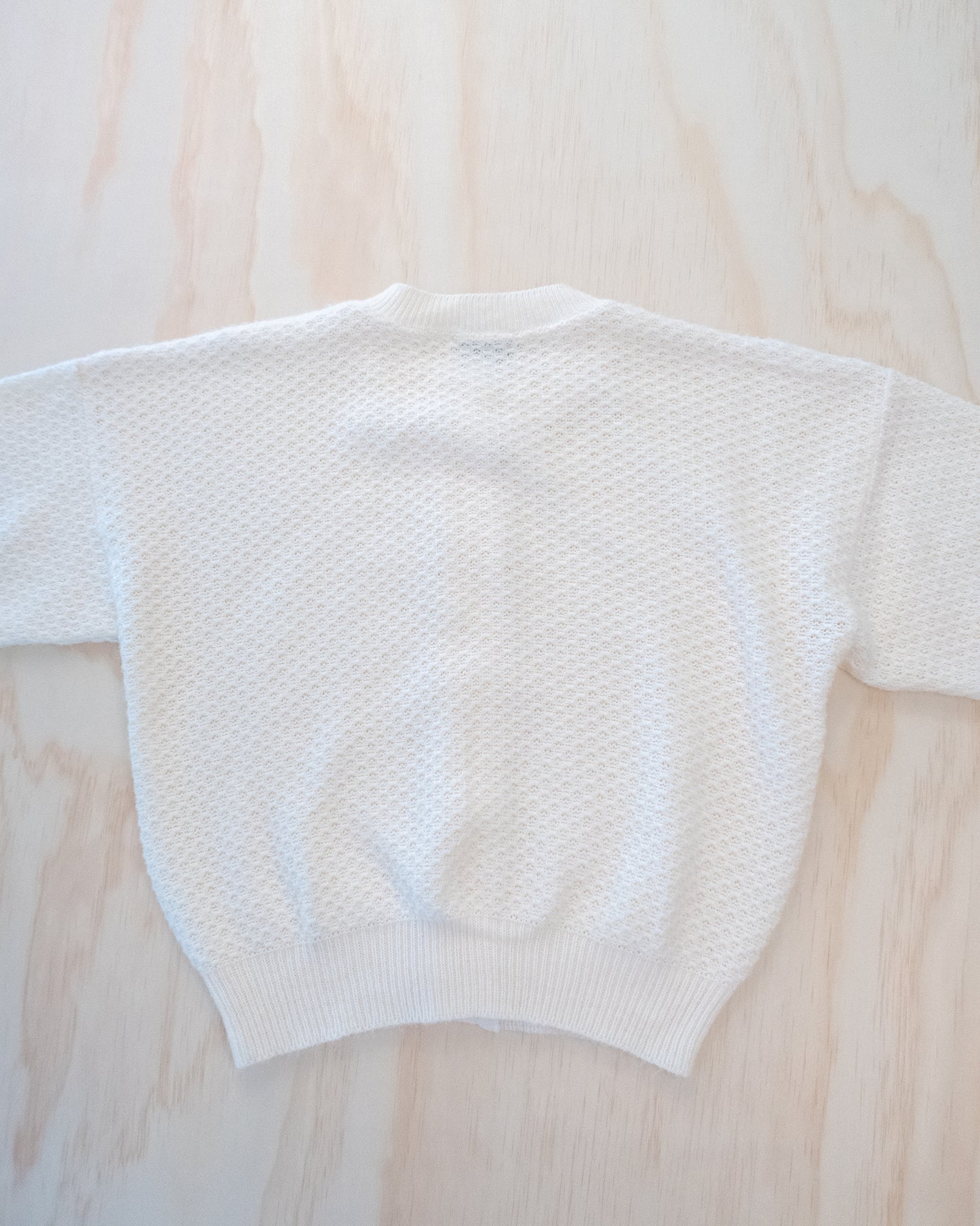 Vintage Cream Cardigan - S