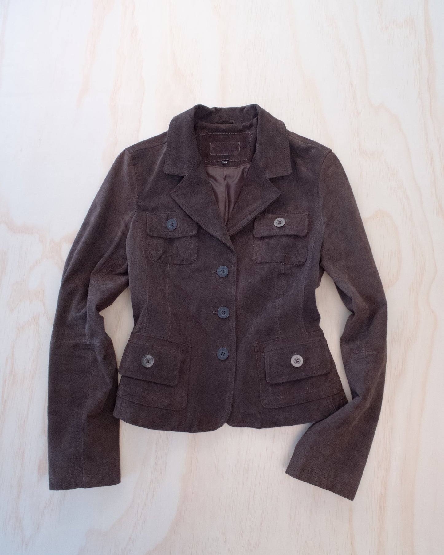 Vintage Brown Suede Jacket - S/M