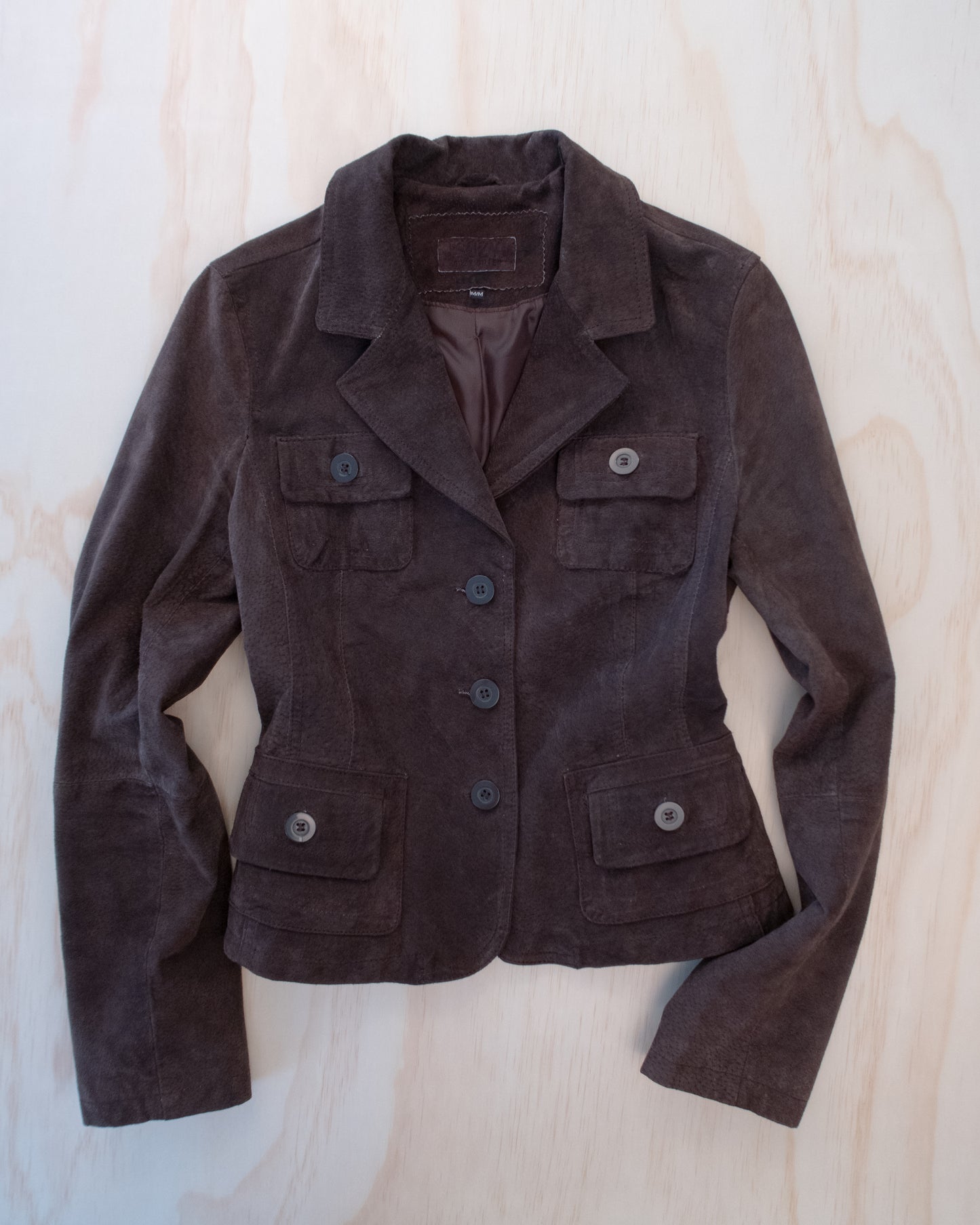 Vintage Brown Suede Jacket - S/M