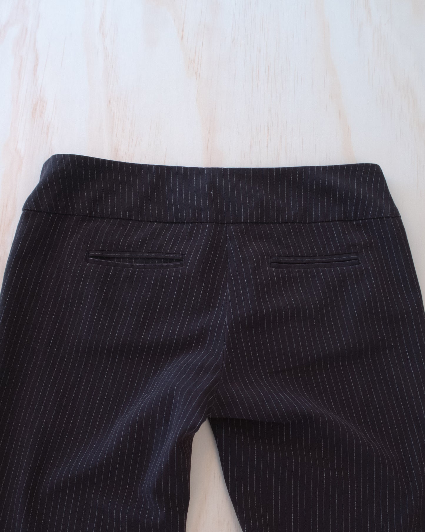 90s Brown Stripe Low Rise Pants - 25