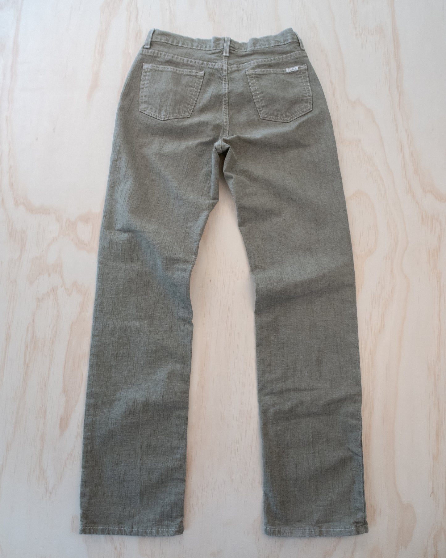 Vintage Straight Green Leg Jeans - 28/29