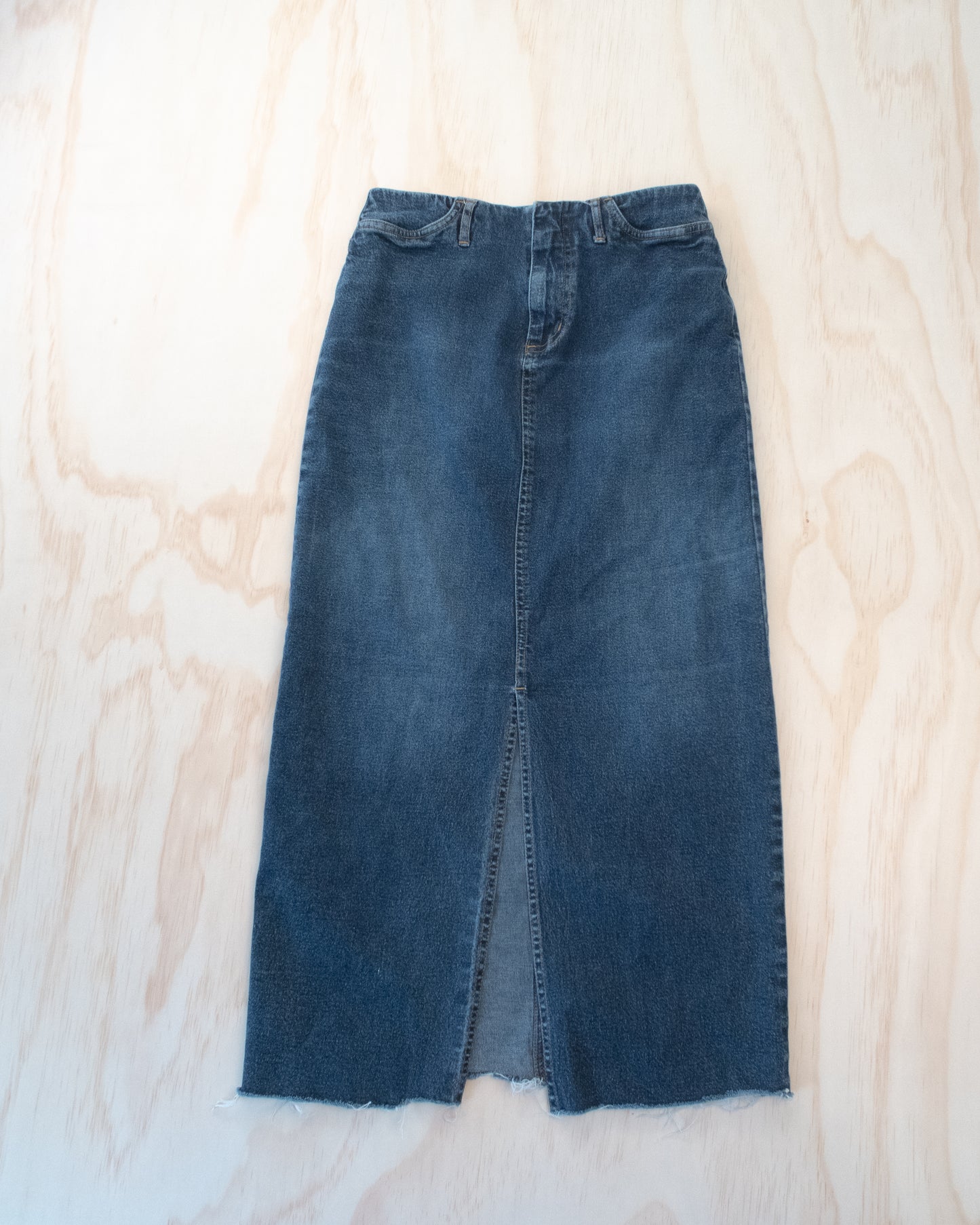 90s Long Denim Skirt - 25