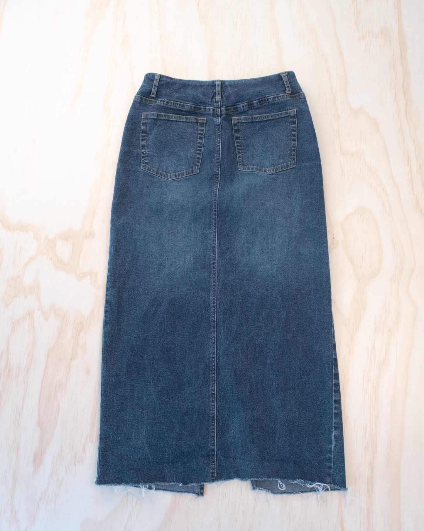 90s Long Denim Skirt - 25