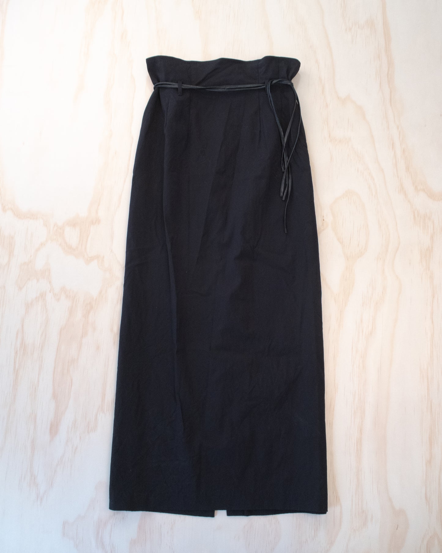 Vintage Long Black Skirt - S