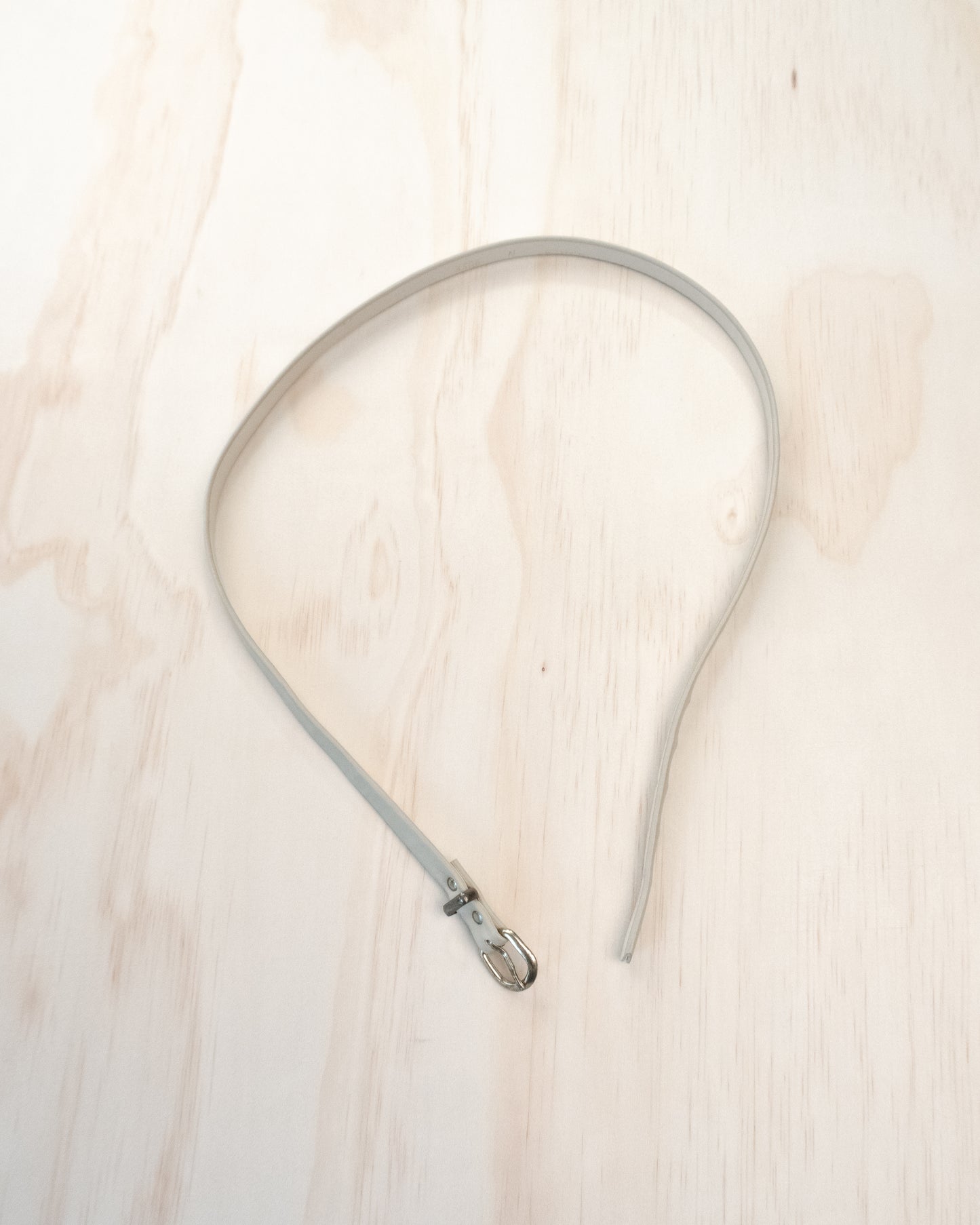 Beige Leather Belt - 25-28