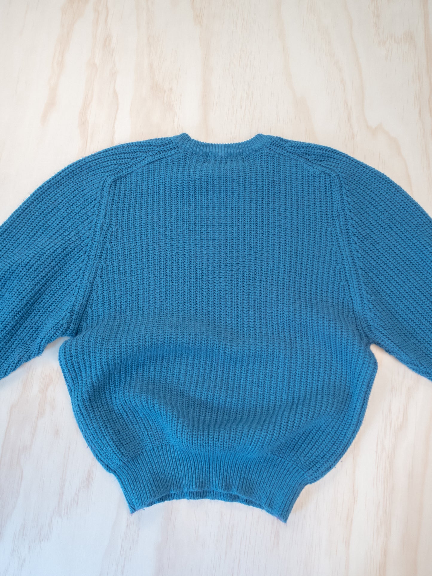 Vintage Thick Boxy Knit Sweater - S/M