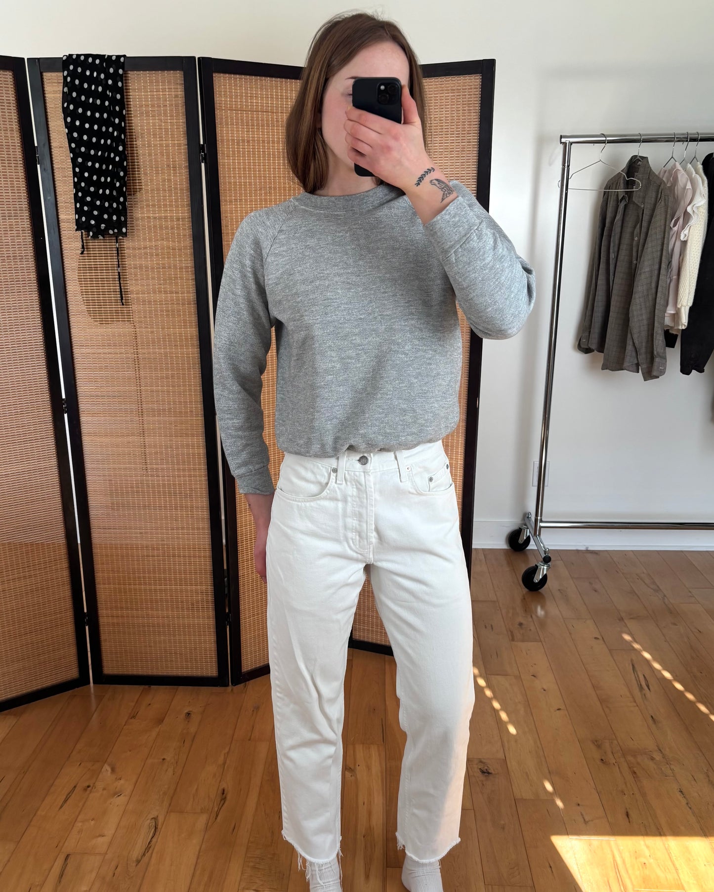 90s White Guess Jeans - 27