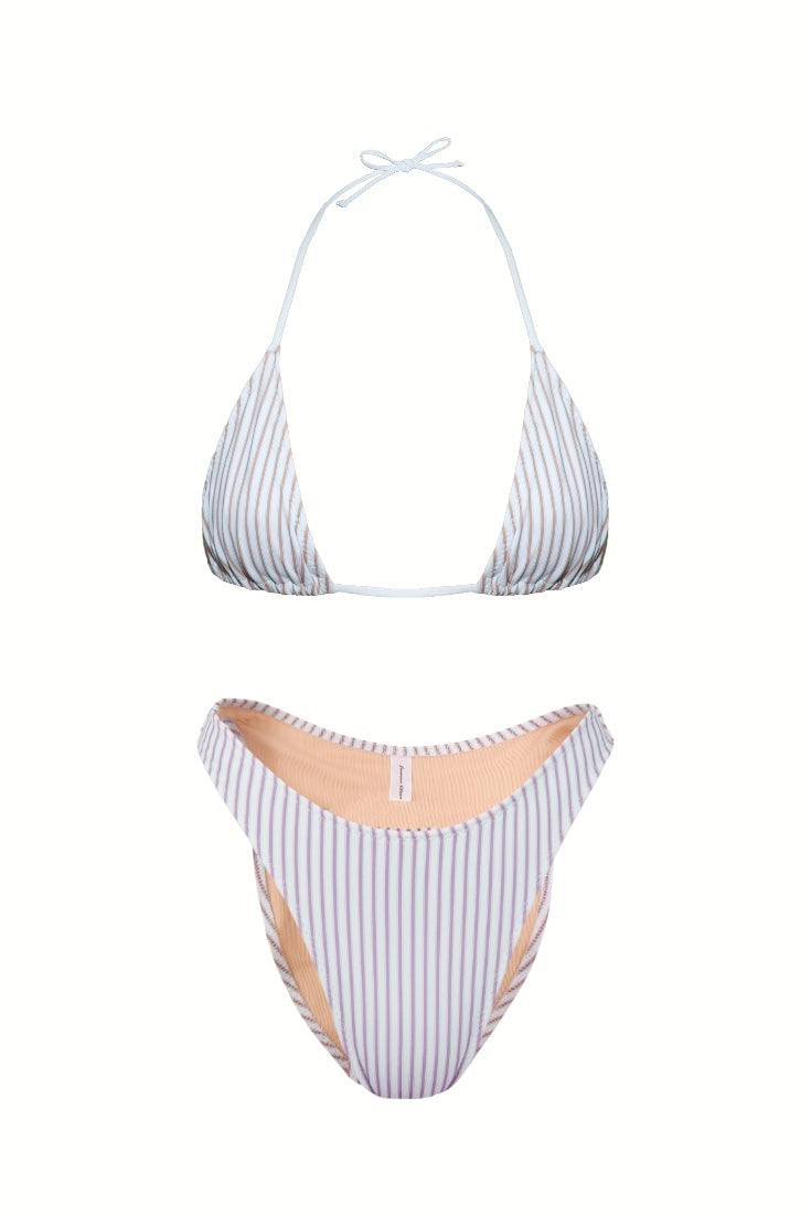 Perfect Pinstripe Bikini Bottoms